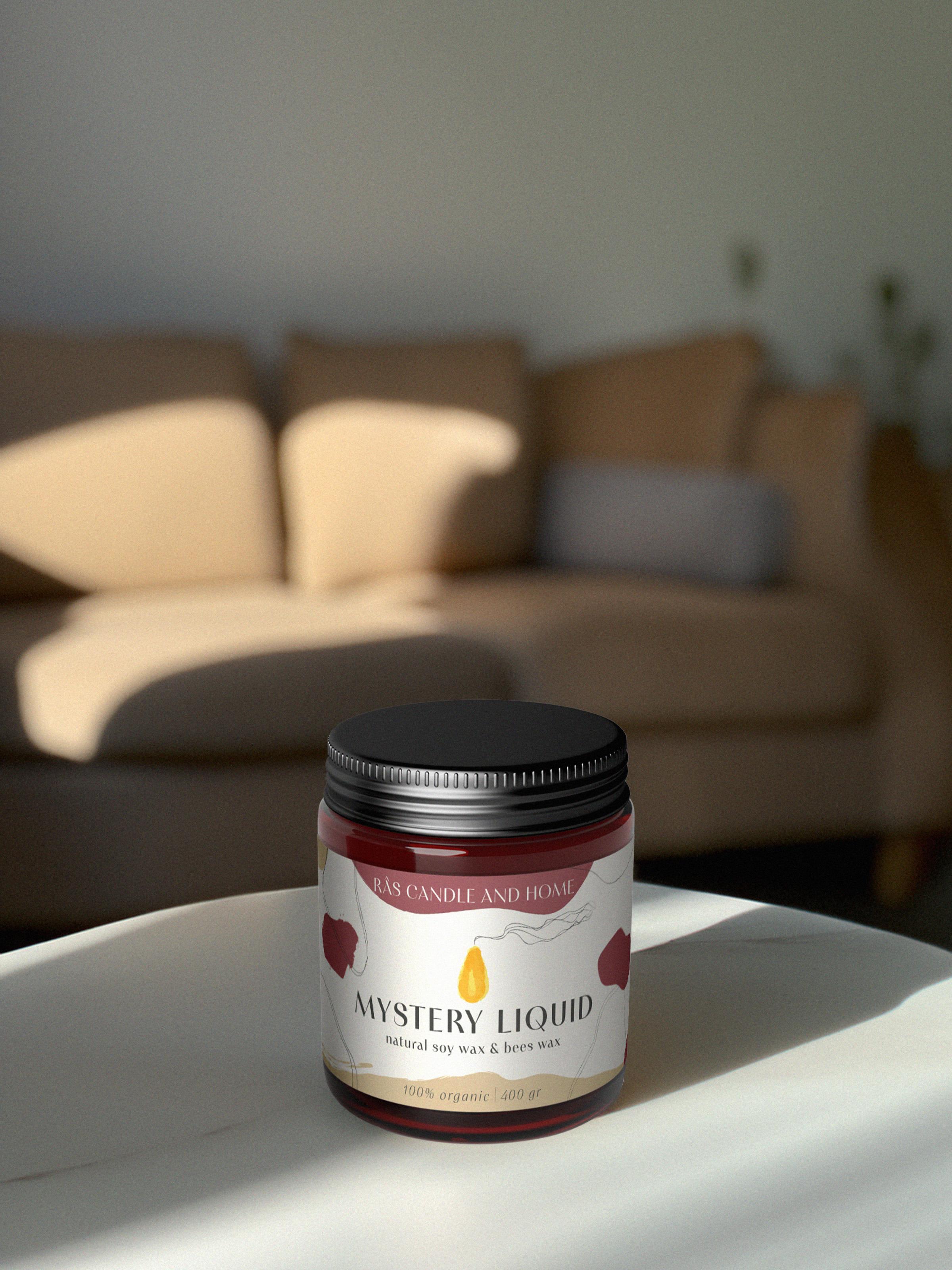 Amber Ritual Candle | Mystery Liquid | Large