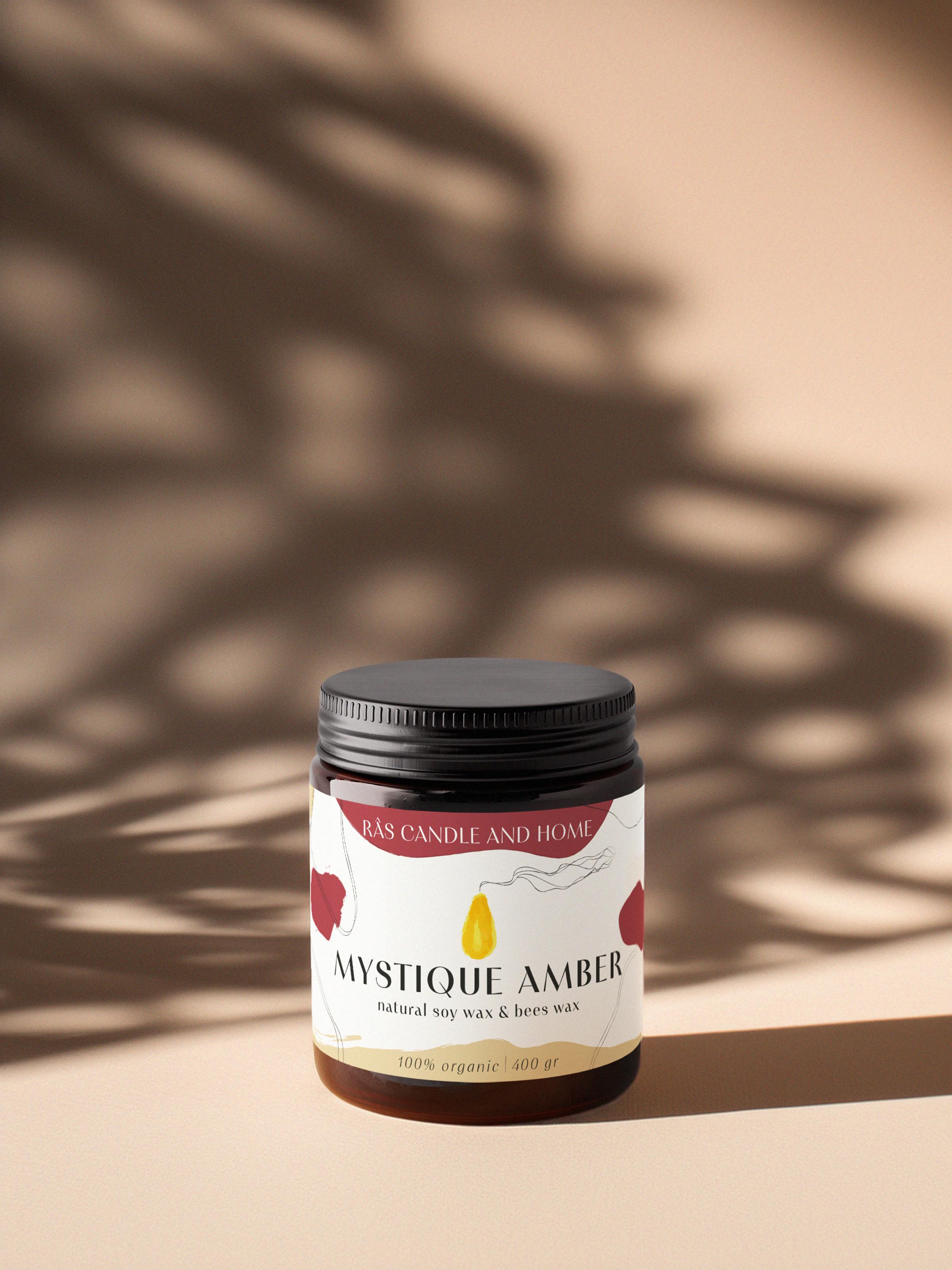 Amber Ritual Candle | Mystique Amber | Large