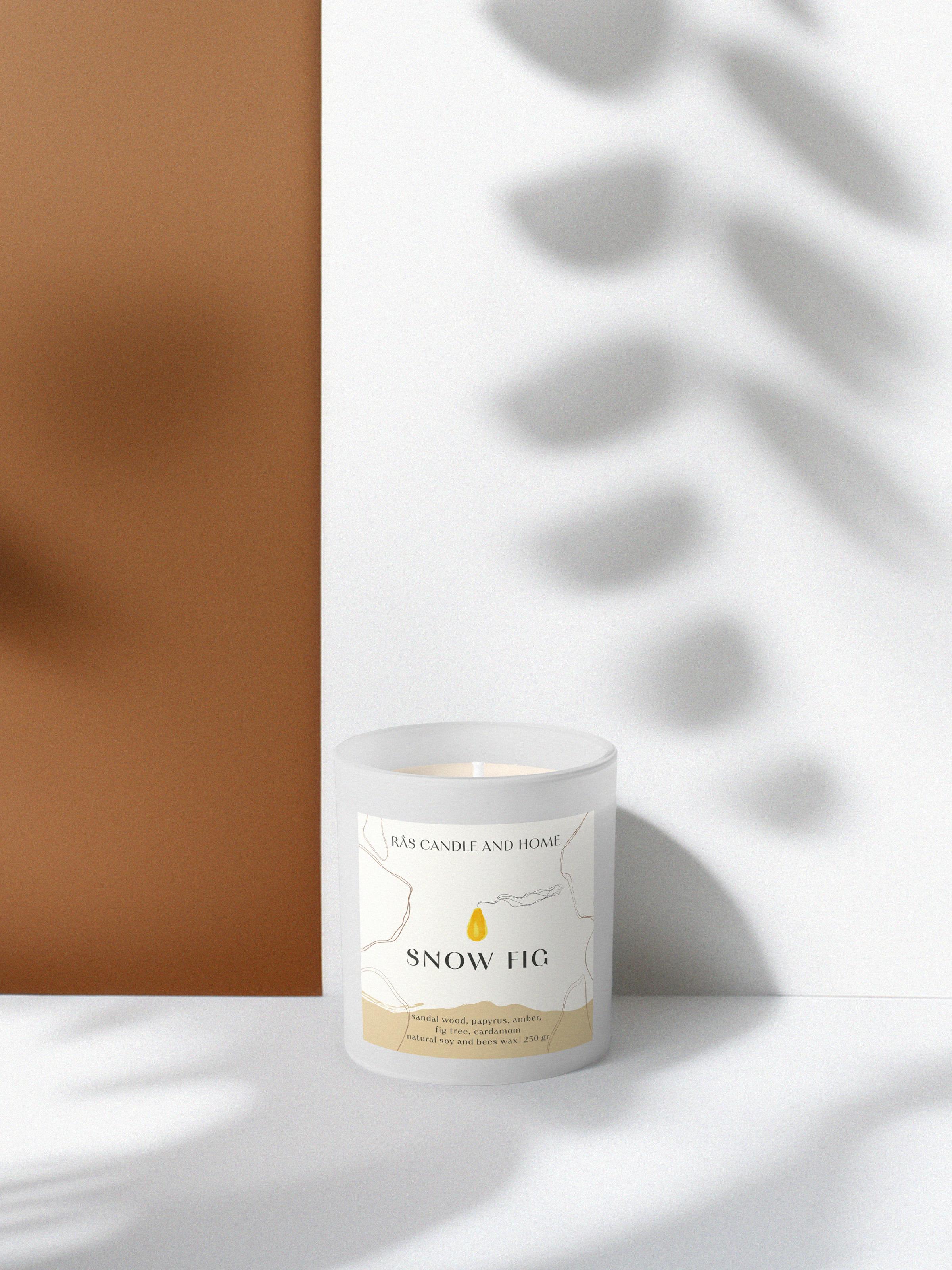 Glowcup Candle | Snow Fig | Medium