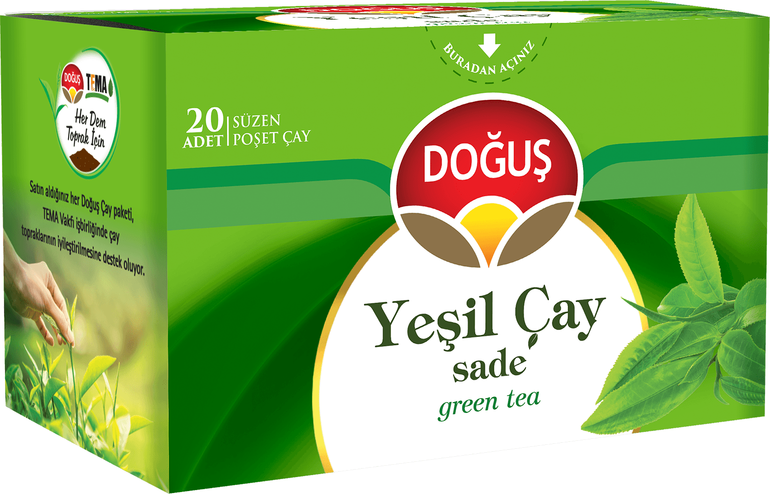 Doğuş Yeşil Çay Sade 20 li