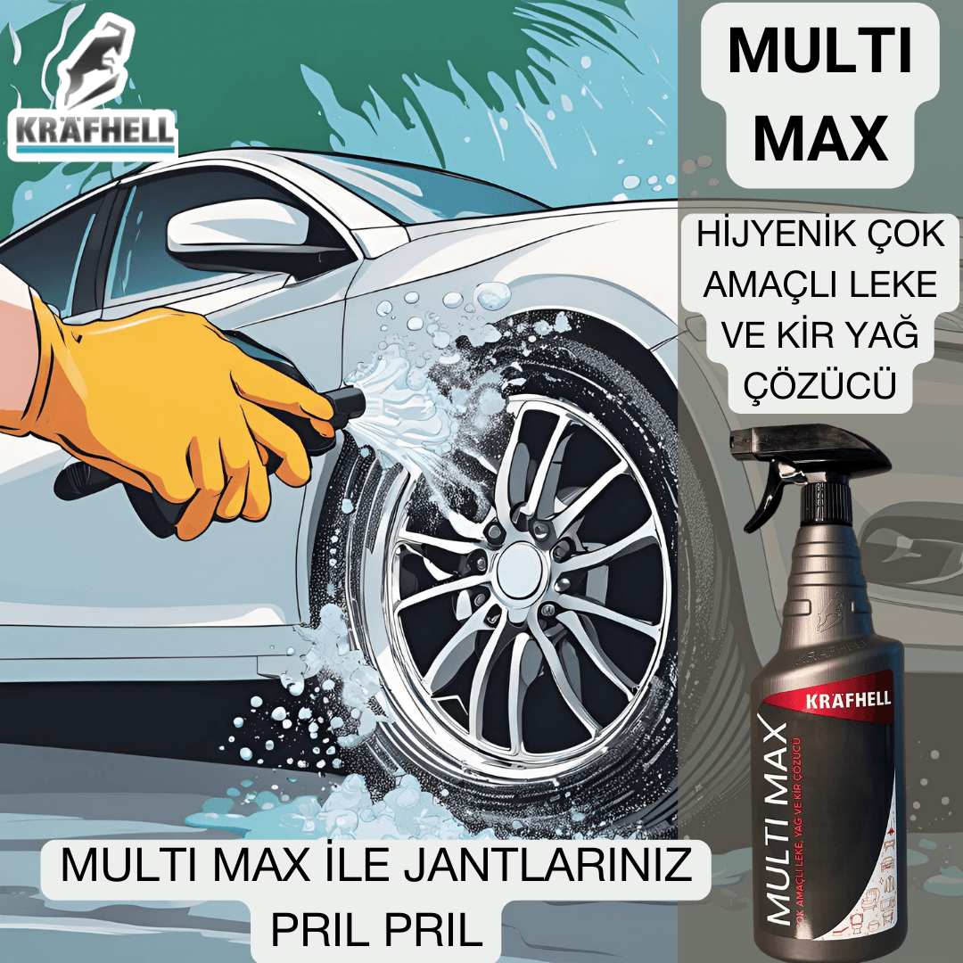 KRAFHELL Multimax Hijyenik Çok Amaçlı Leke Ve Yağ Kir Çözücü 750 ml