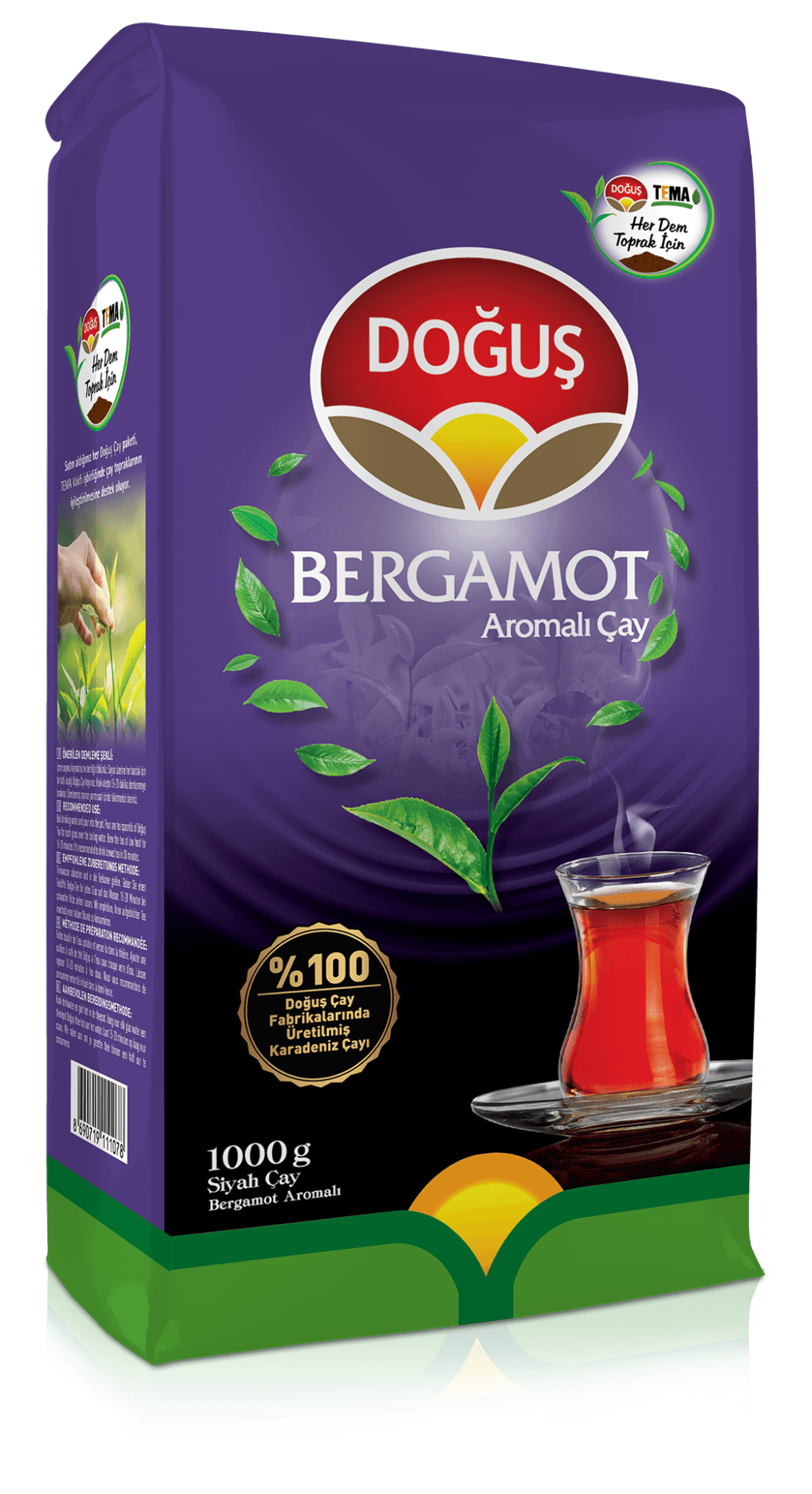 Doğuş Bergamot Aromalı Siyah Çay 1000 gr