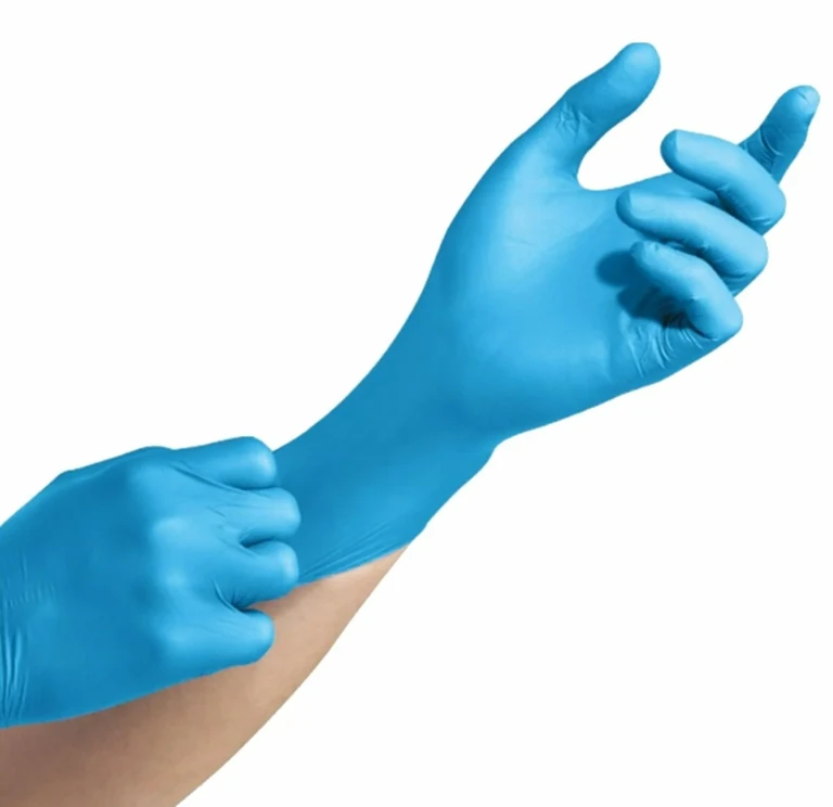 Haspet Mavi Nitril Pudrasız Eldiven 100 lü