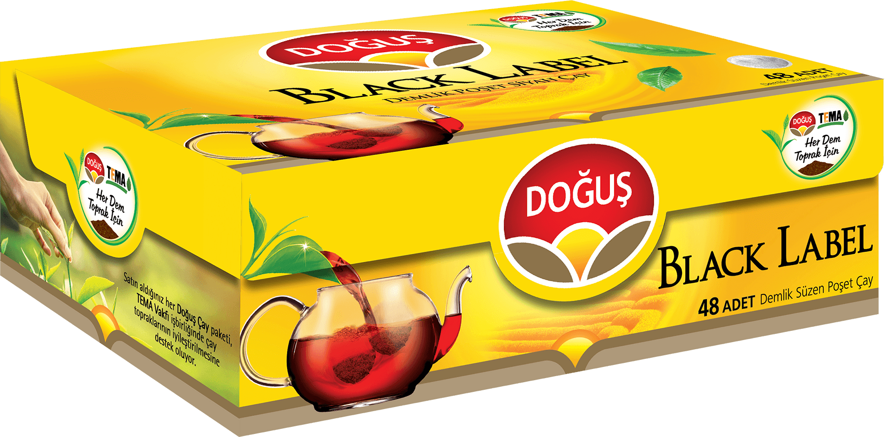 Doğuş Black Label Demlik Poşet Çay 48 li