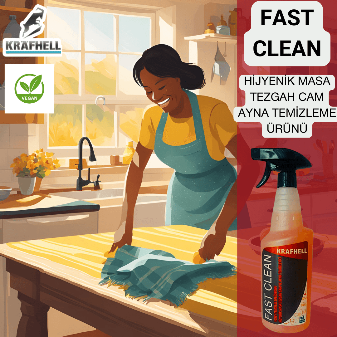 Krafhell Fast Clean Yüzey Temizlik Solüsyonu 750 ml
