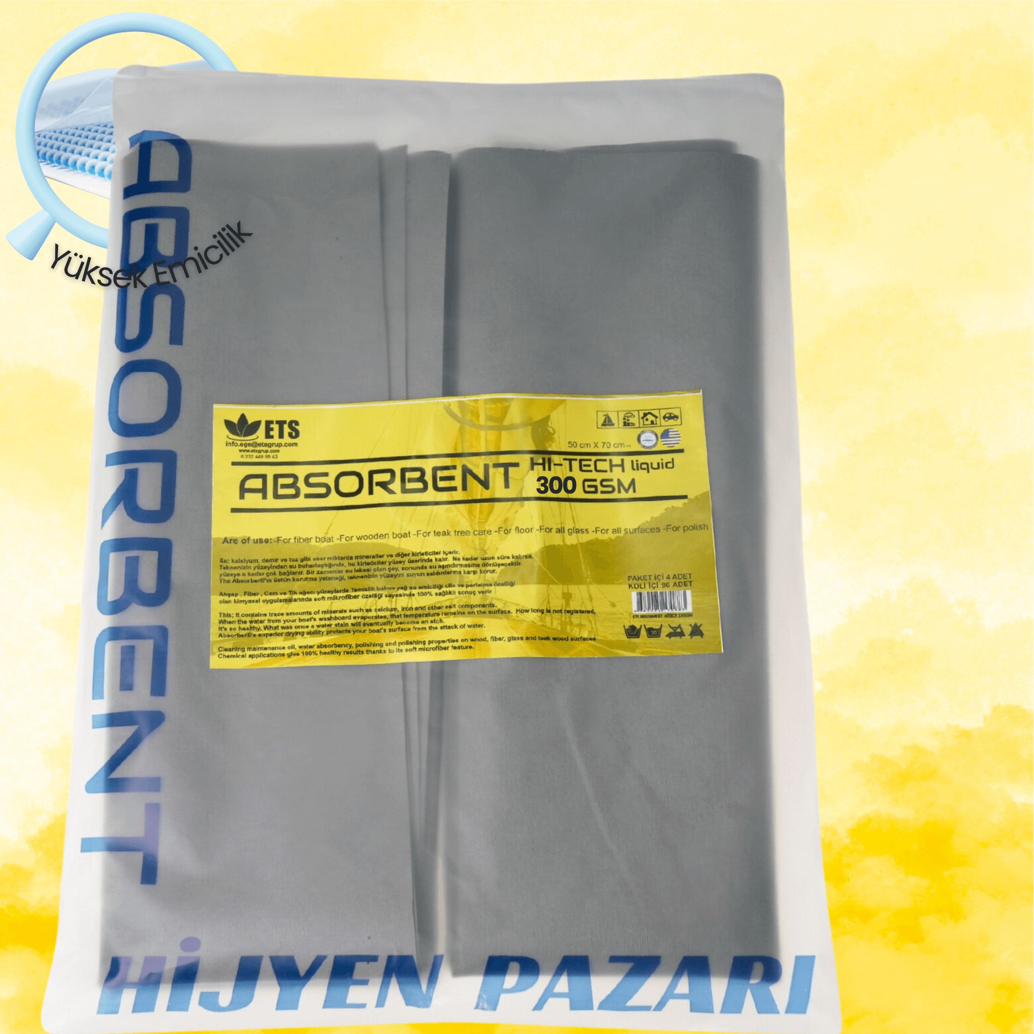 Absorbent Hi-Tech Liquid 300 GSM Kurulama Bezi