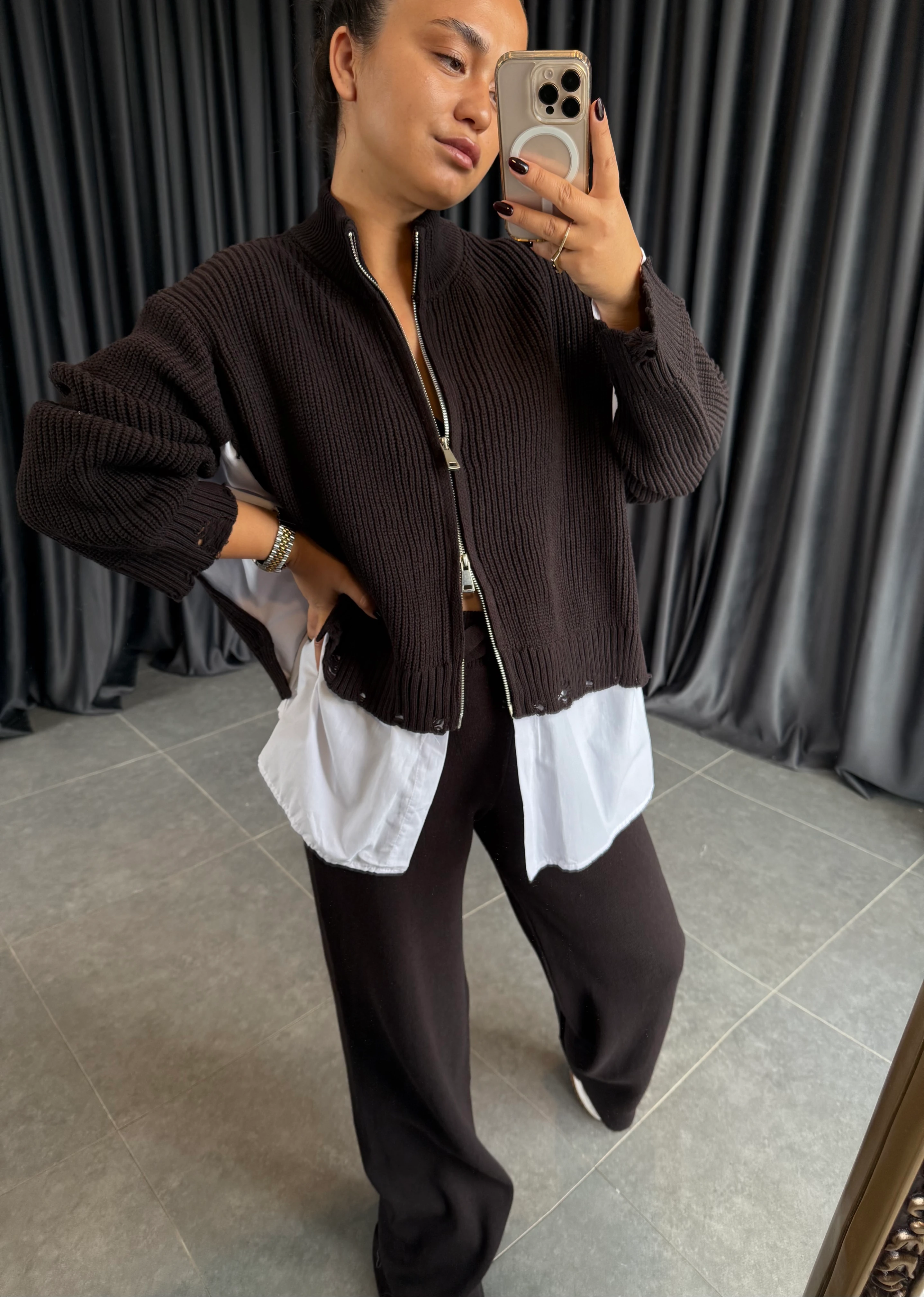 Poplin Garnirli Triko Takım 