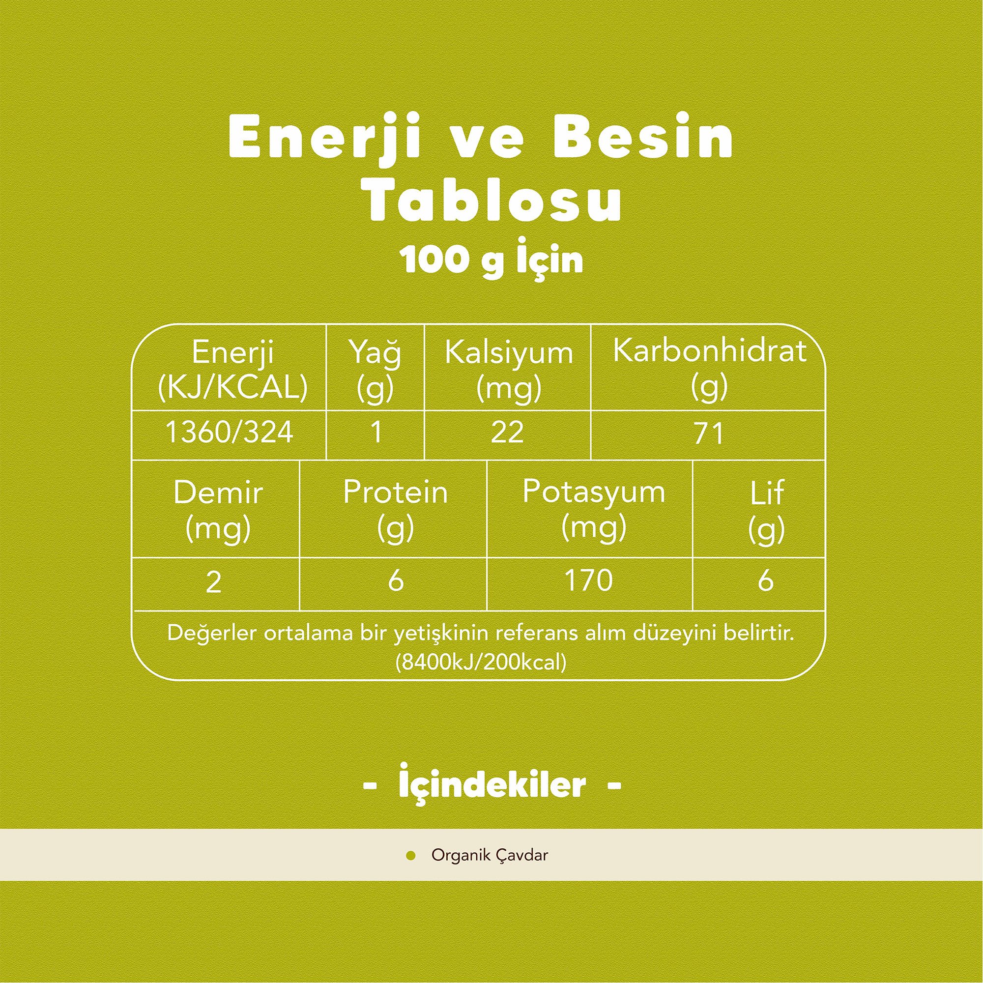 Çavdar Unu 1000gr - Karabuğday Unu 500gr