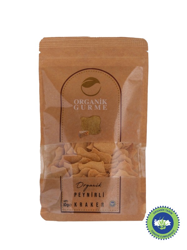 Organik Peynirli Kraker 80 gr 