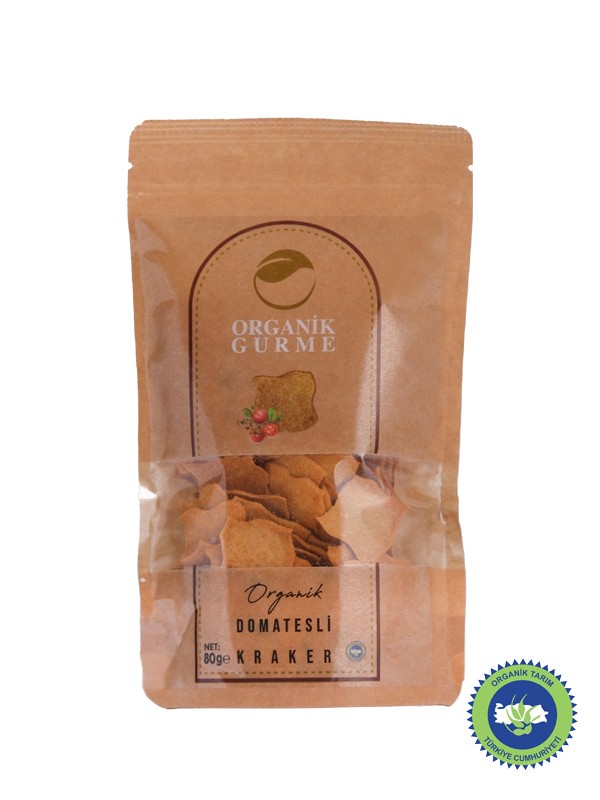 Organik Domatesli Kraker 80 gr 