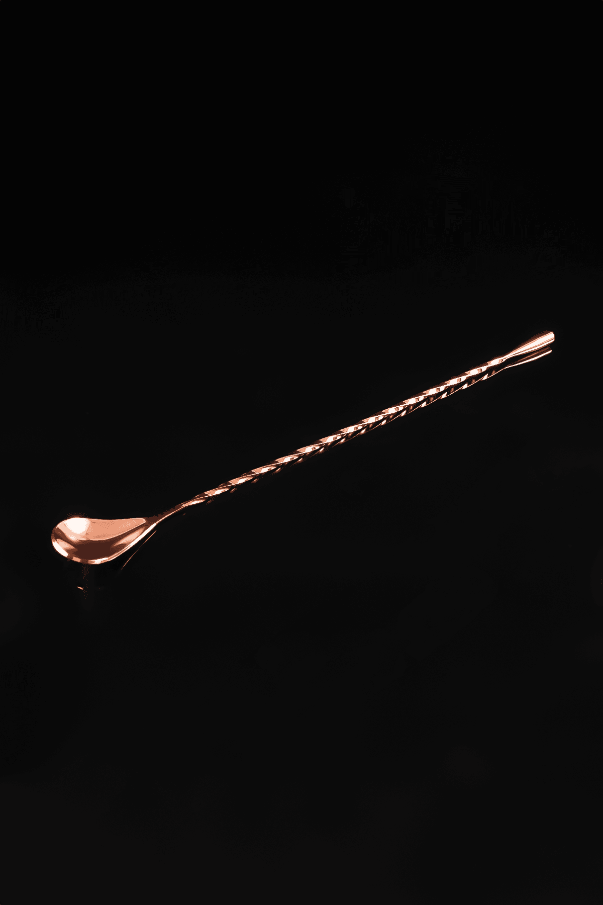 Rose Gold 30cm Paslanmaz Metal Bar Kaşığı