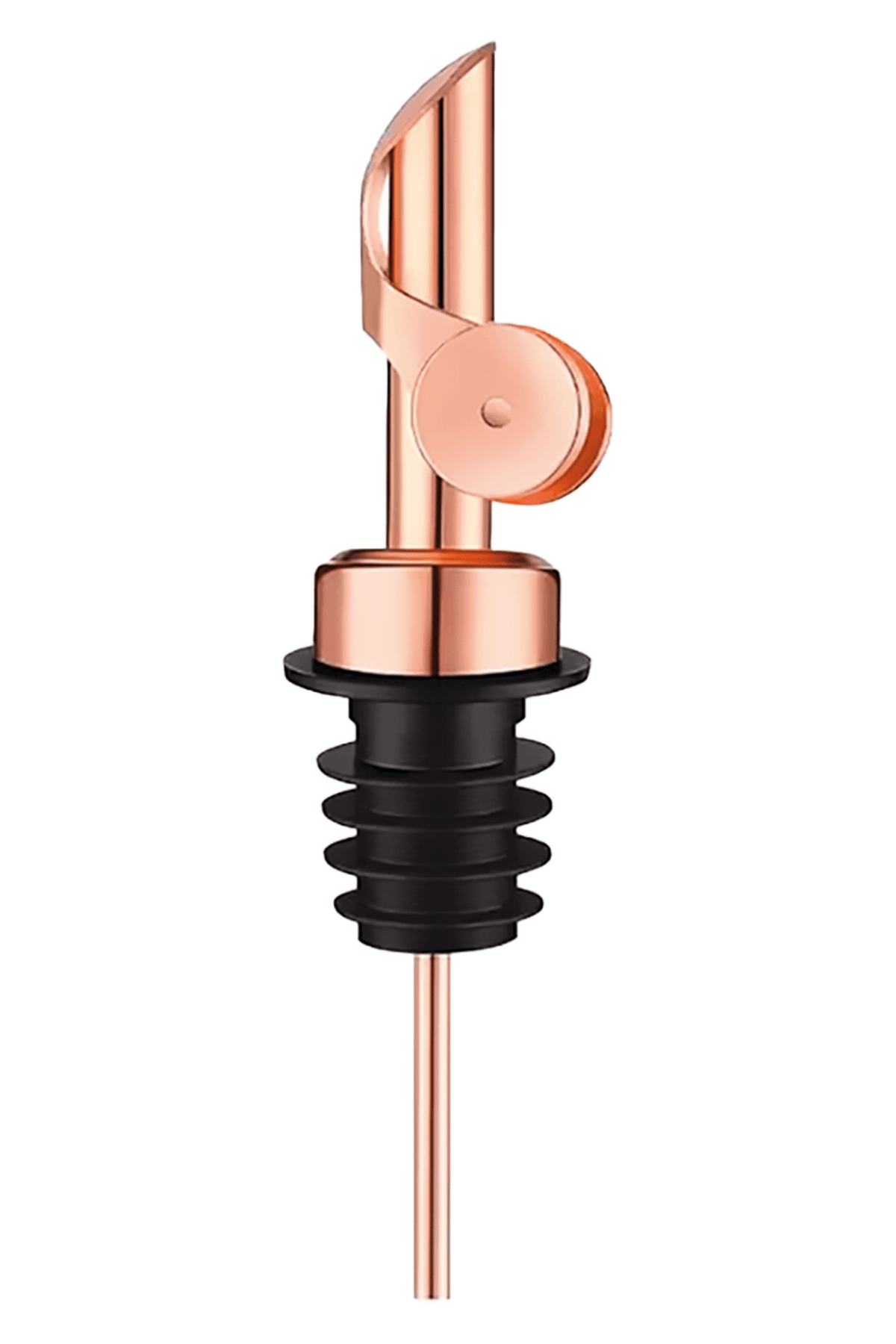 1 Adet Rose Gold Ağırlıklı Paslanmaz Çelik Şişe Dökücü