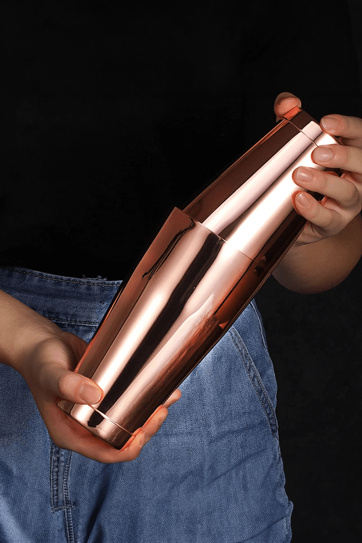 850ML Rose Gold Boston Kokteyl Shaker 