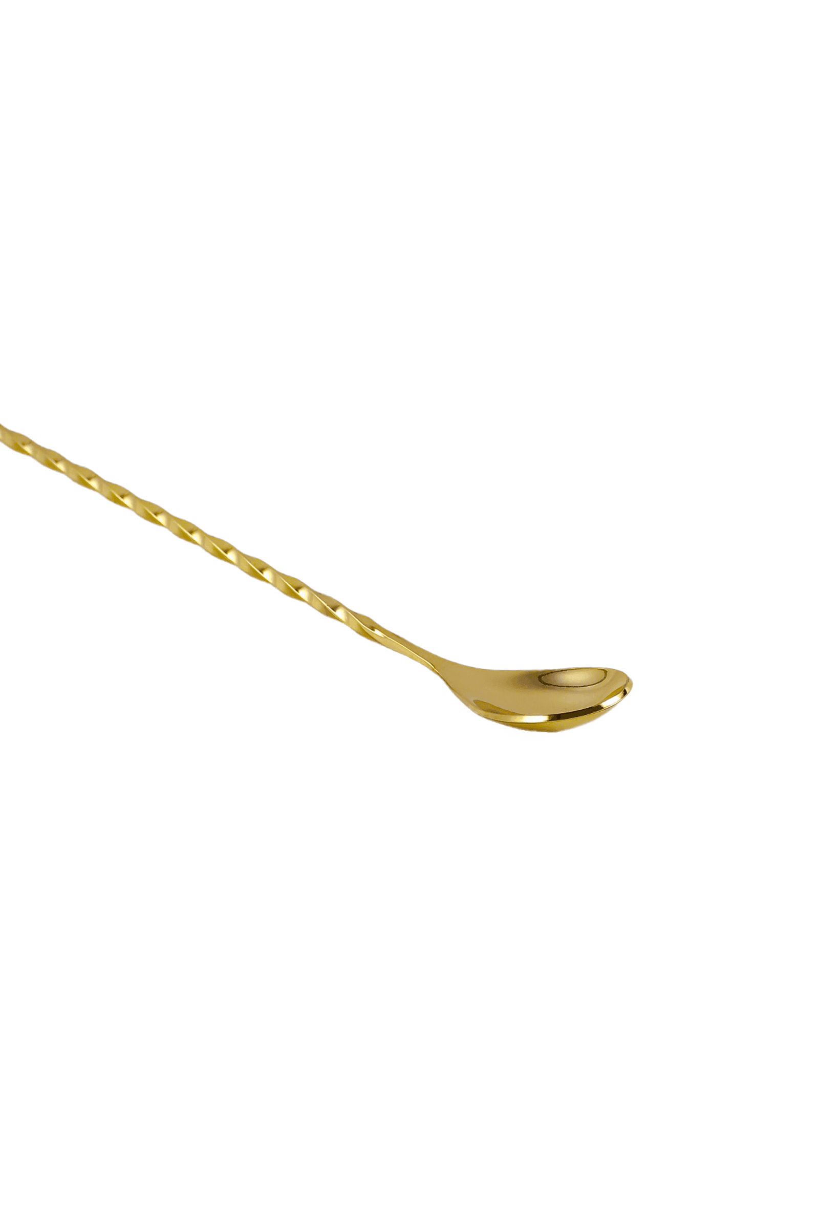 Gold Çatallı Kokteyl Bar Kaşığı 30cm Burgulu