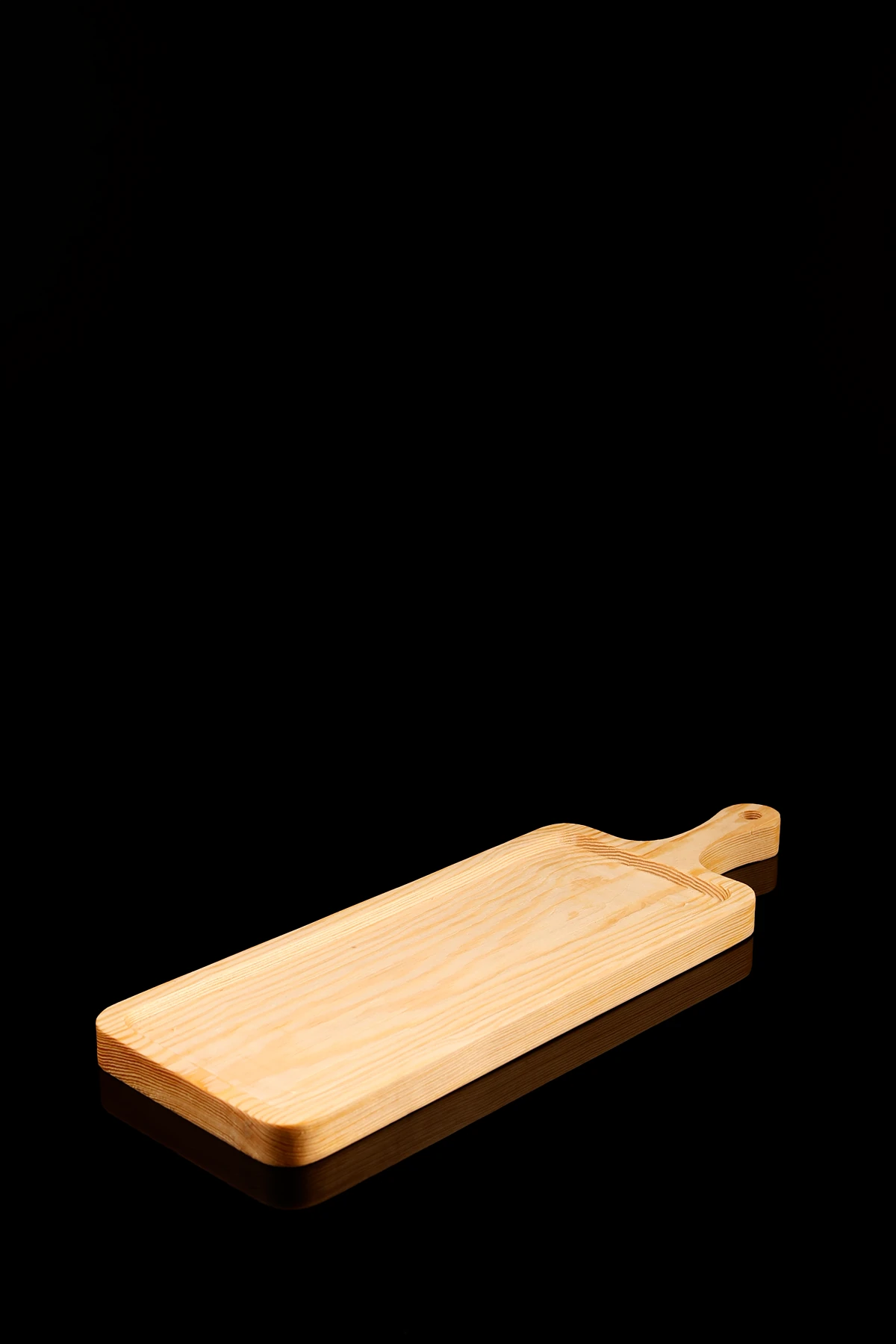 Açık meşe Ahşap Saplı Sunum Tahtası,Stant,Baharatlık 