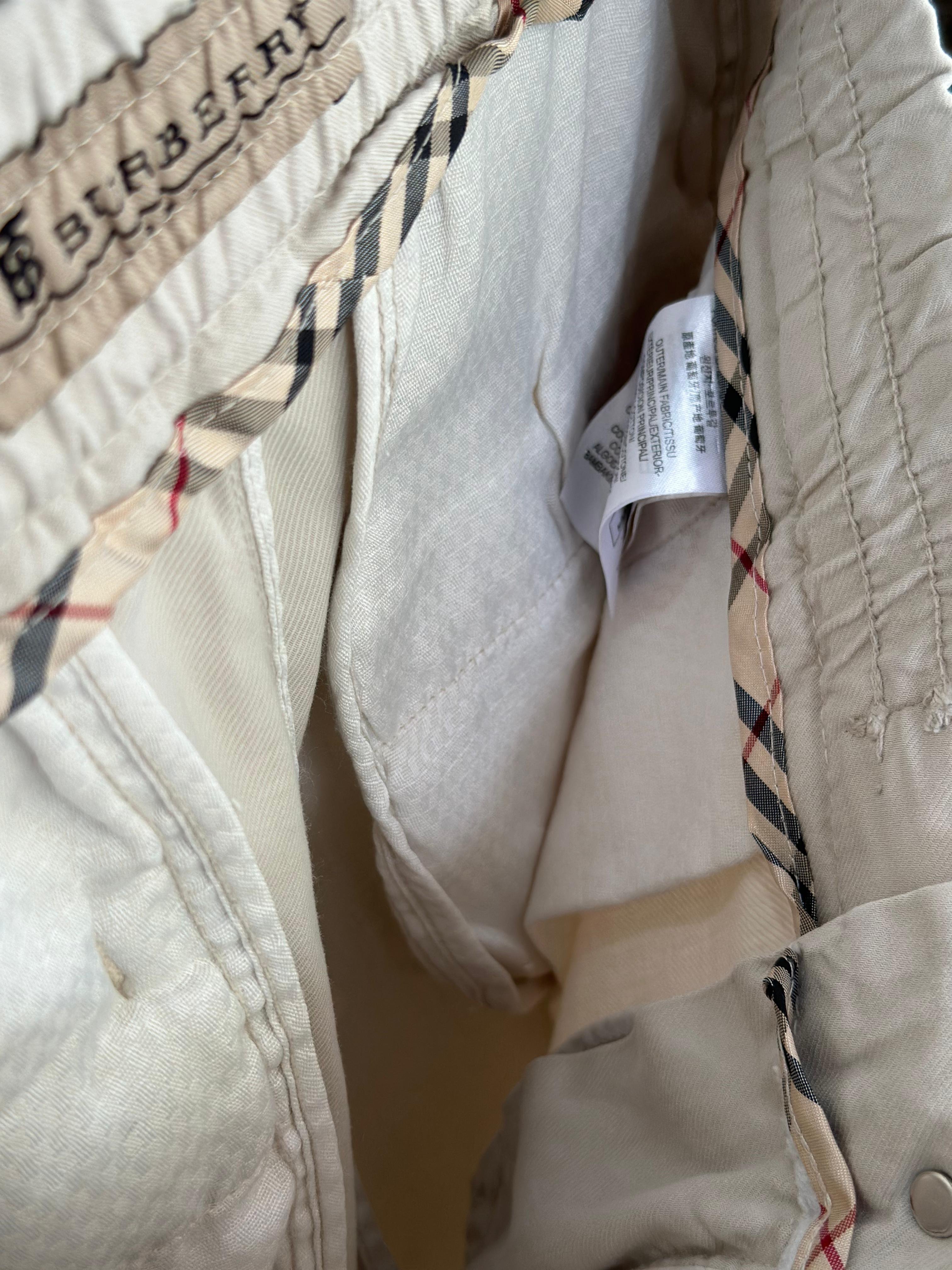 Burberry Cep Detaylı Keten Pantolon