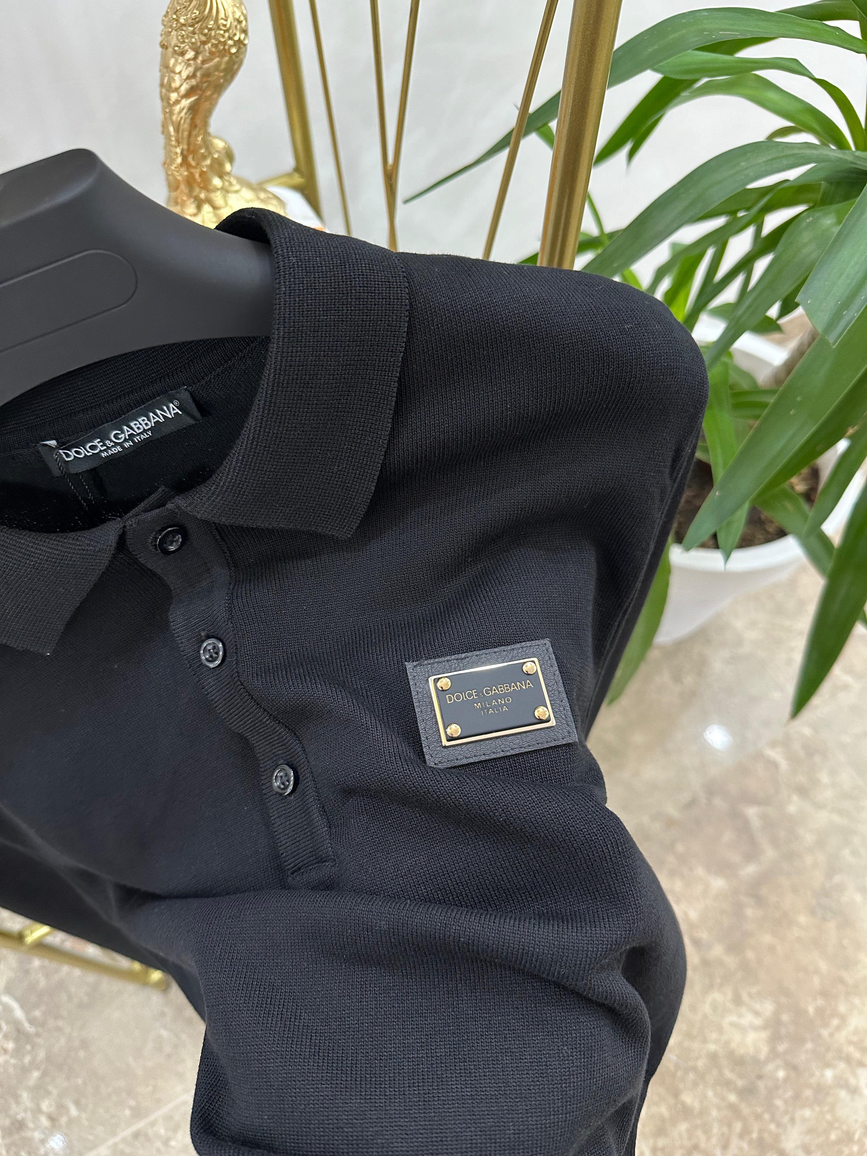 Dolce Gabbana Marka Siyah Polo Yaka