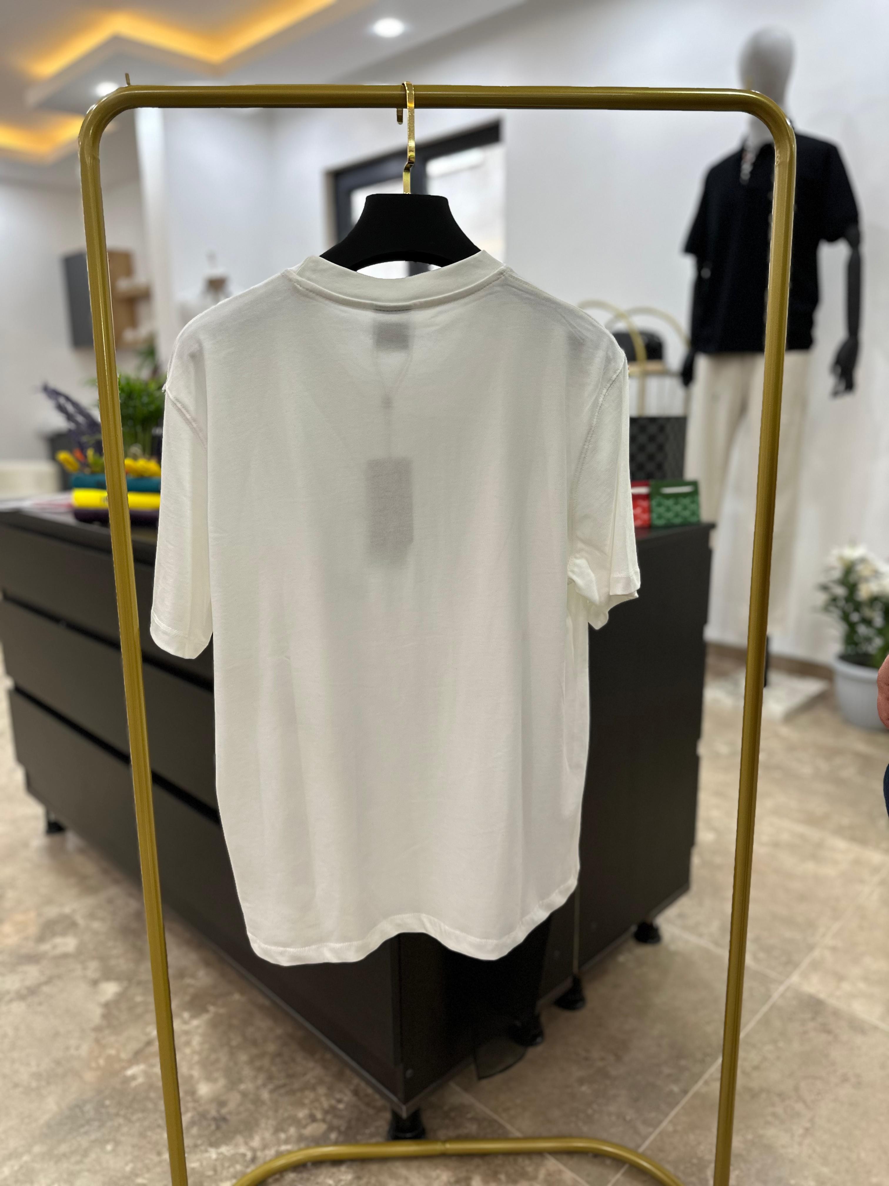 Off-White Kabartmalı Baskı T-Shirt