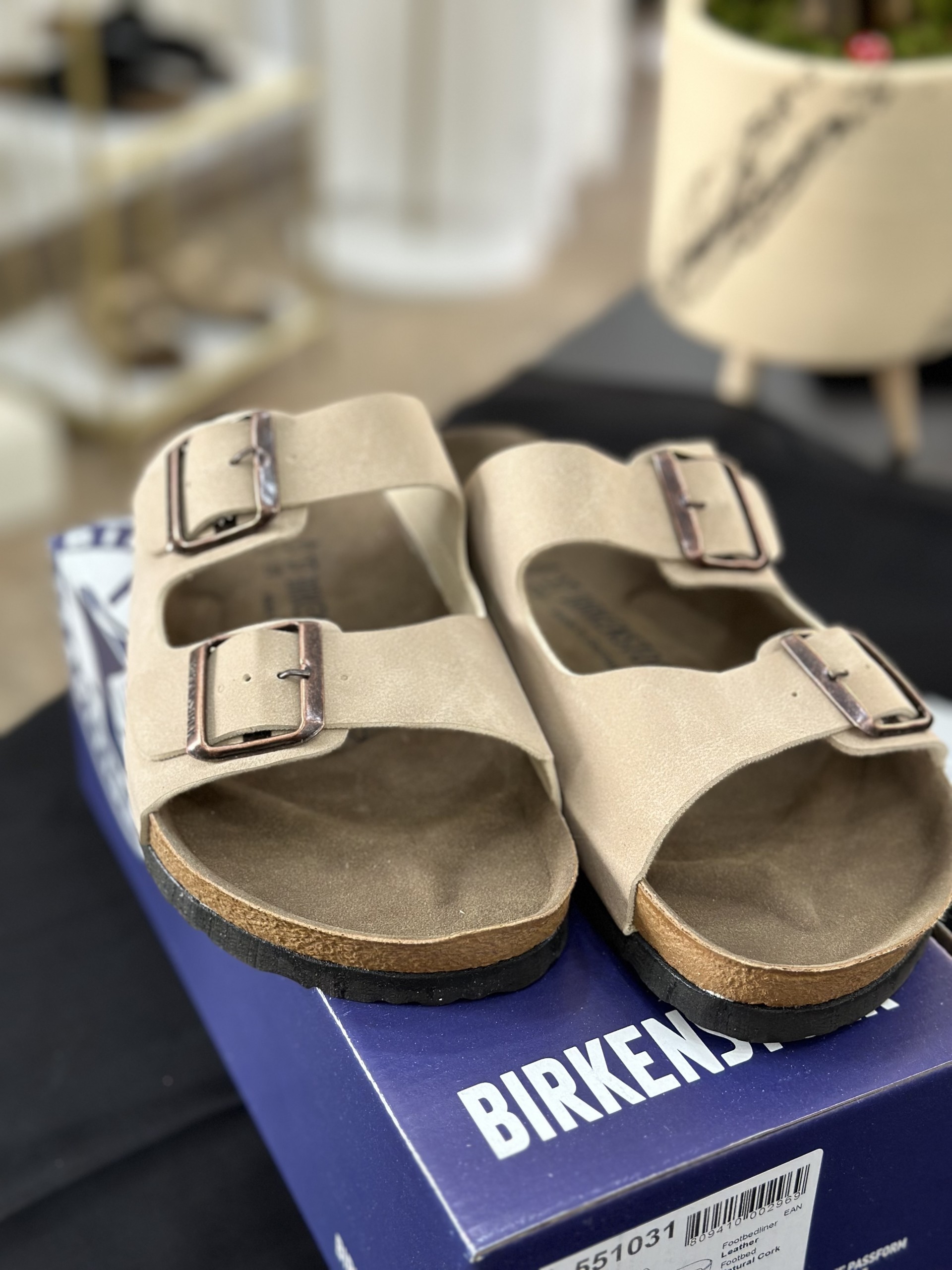 Birkenstock Marka Krem Rengi Kadın Terlik