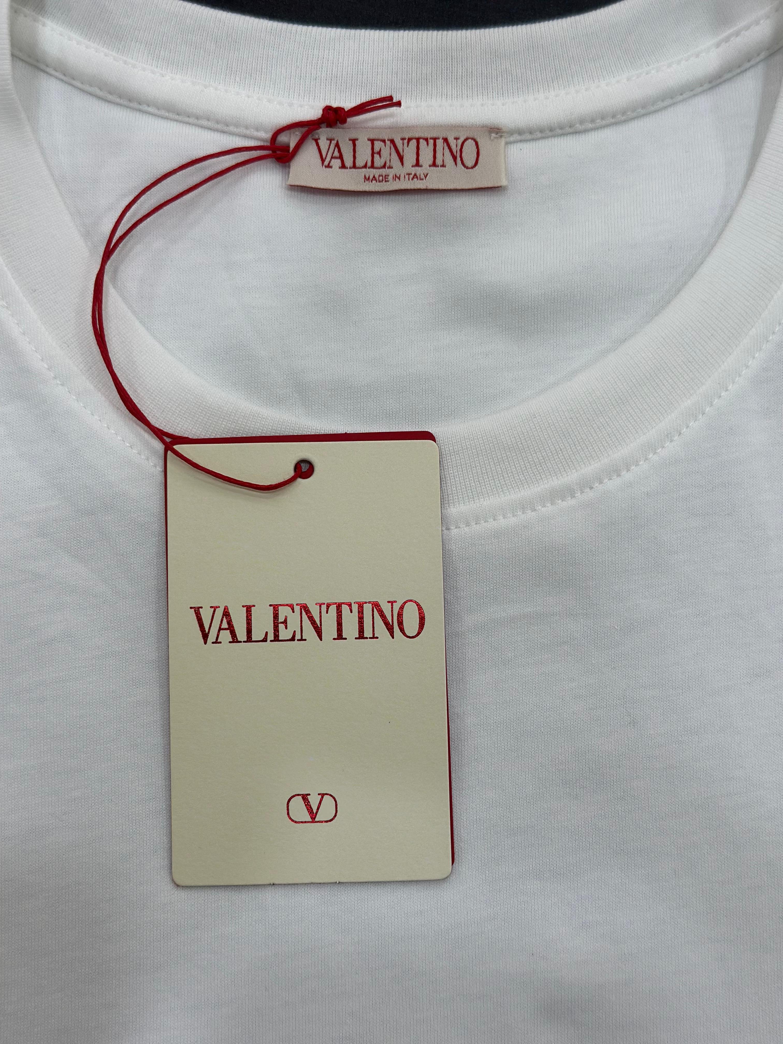 Valentino Nakış Logo Detaylı T-Shirt