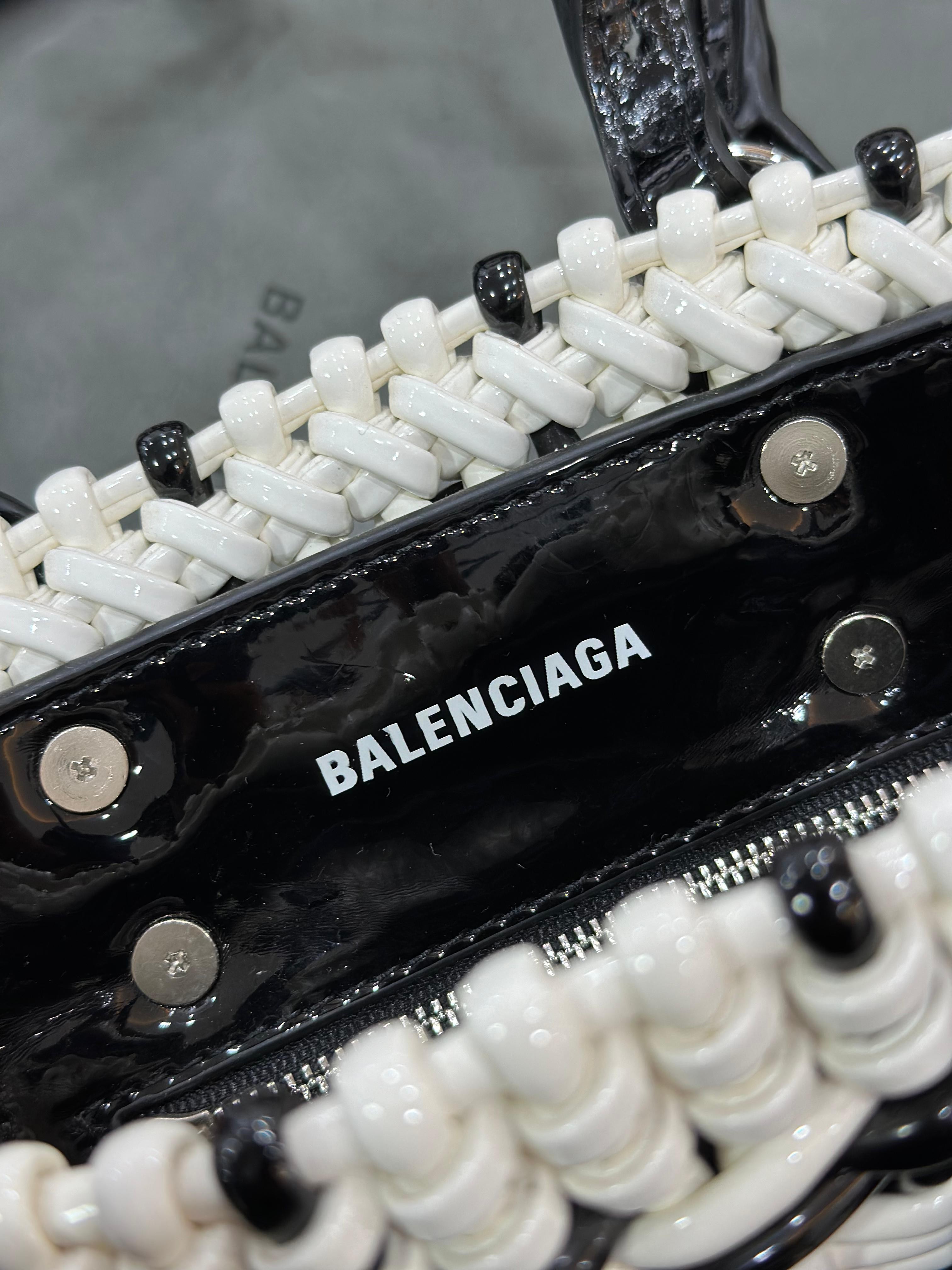 Balenciaga Bistro XXS Basket Tote Çanta