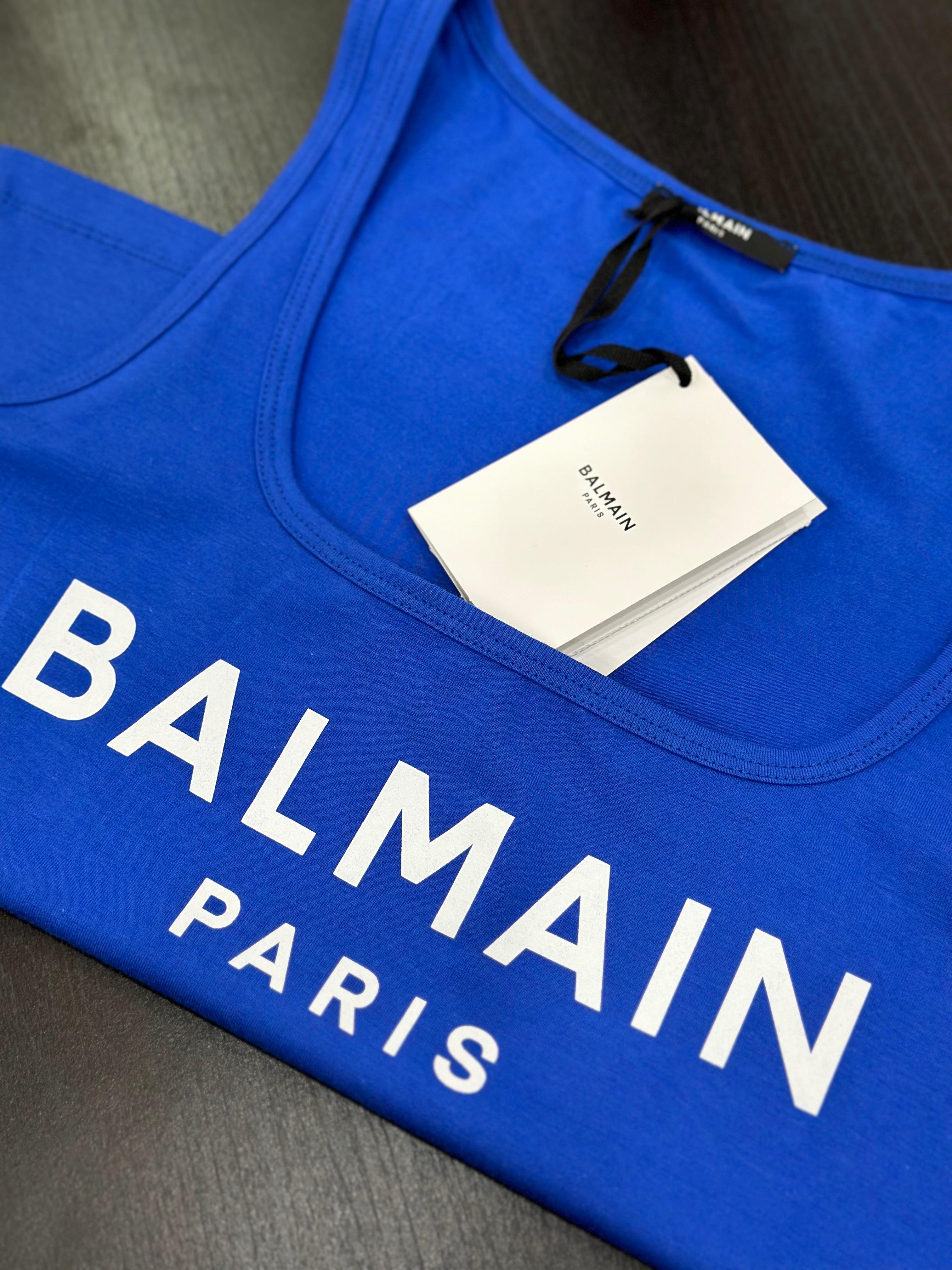 Balmain Kabartma Baskı Detaylı Atlet