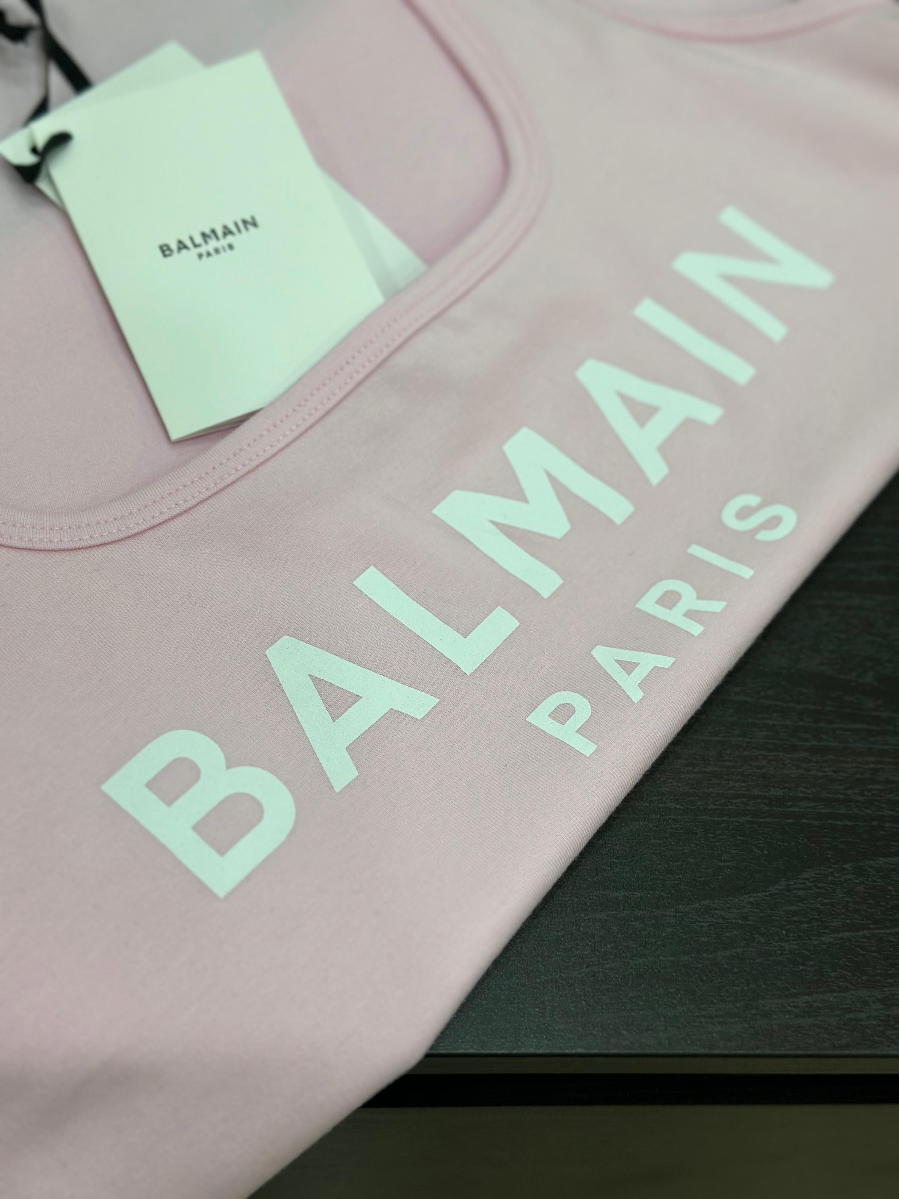 Balmain Kabartma Baskı Detaylı Atlet