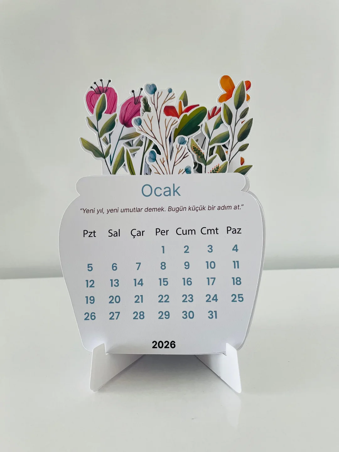 2026 Mini Çiçek Takvim