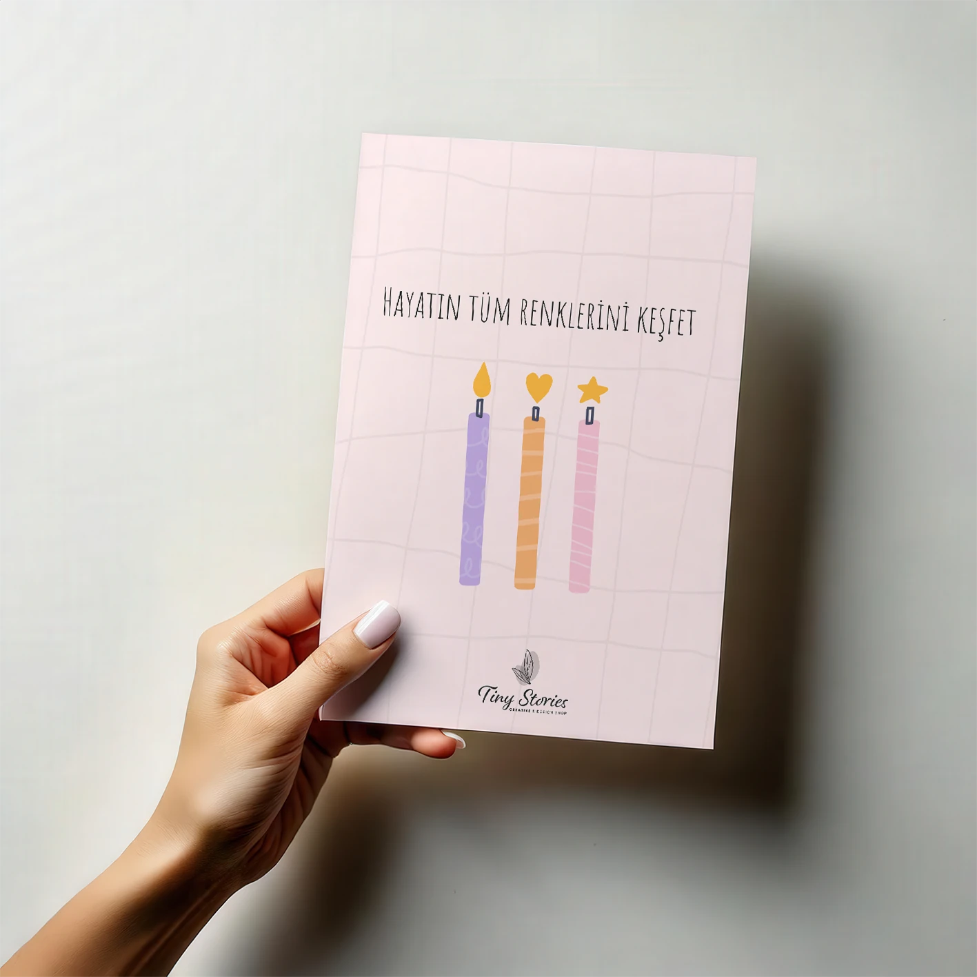 Doğum Günü Motto Kartı Kartpostal - 3 Adet