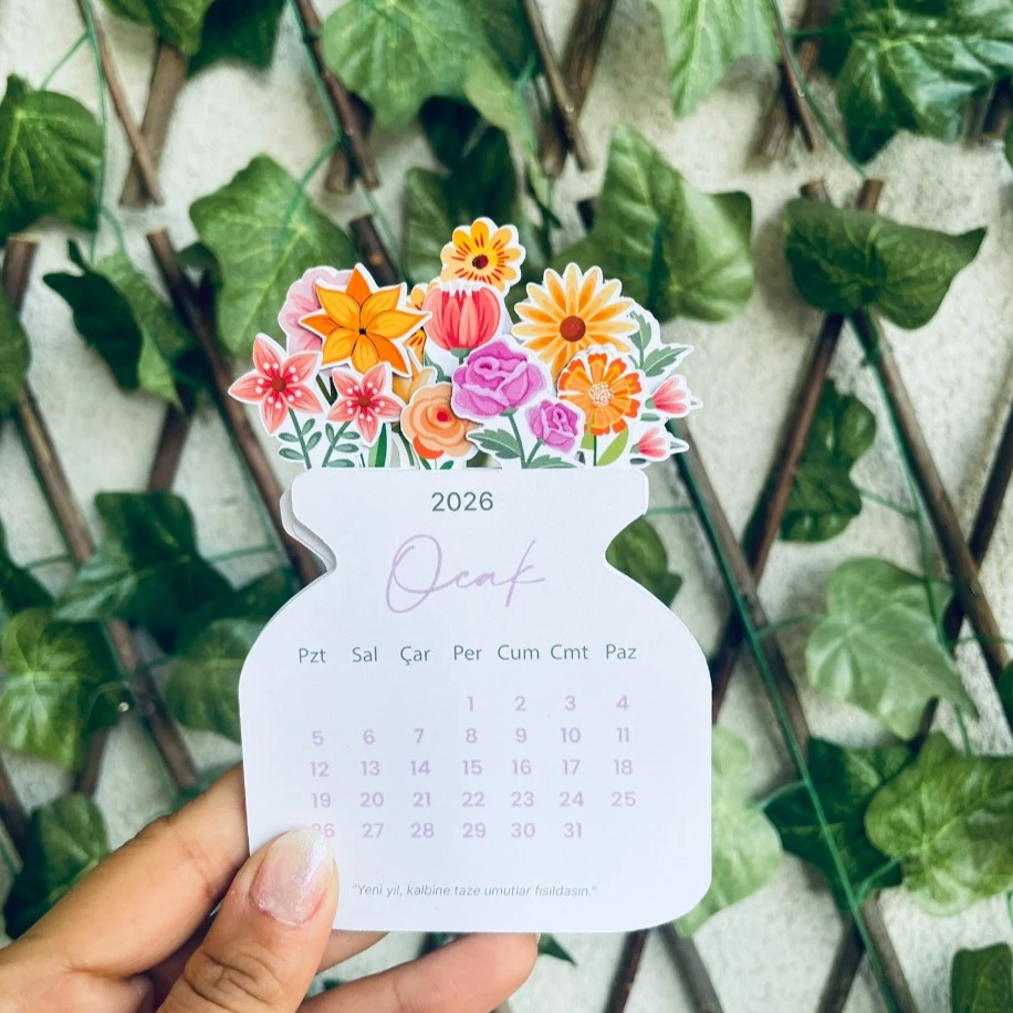 2026 Mini Çiçek Takvim