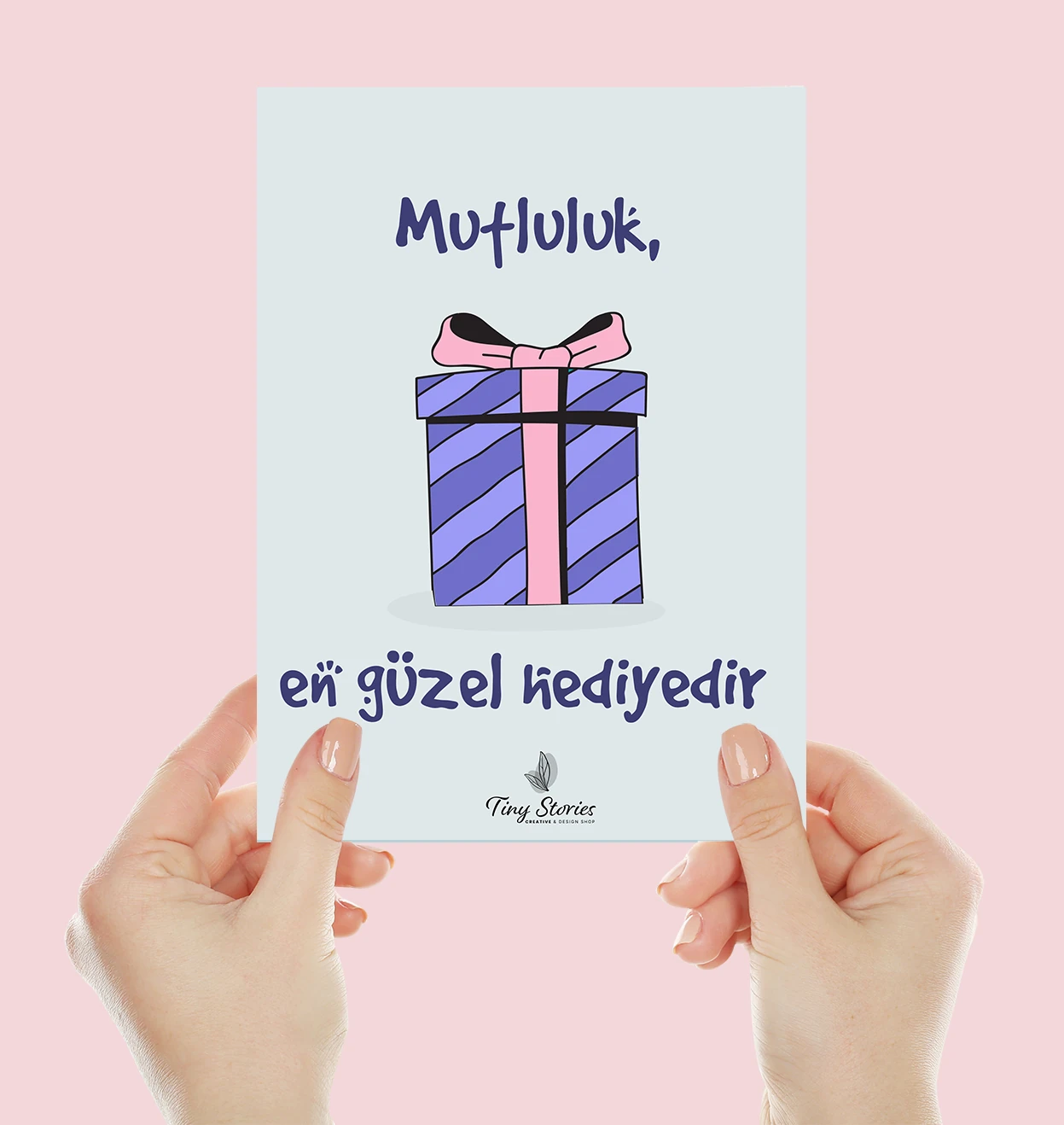 Doğum Günü Motto Kartı Kartpostal - 3 Adet