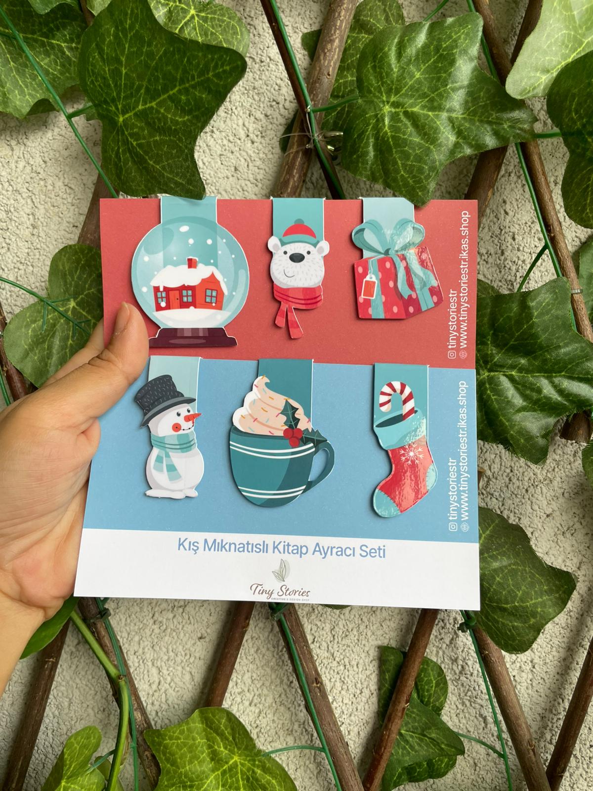 Mıknatıslı Kitap Ayracı Sonbahar Seti - 6 Adet