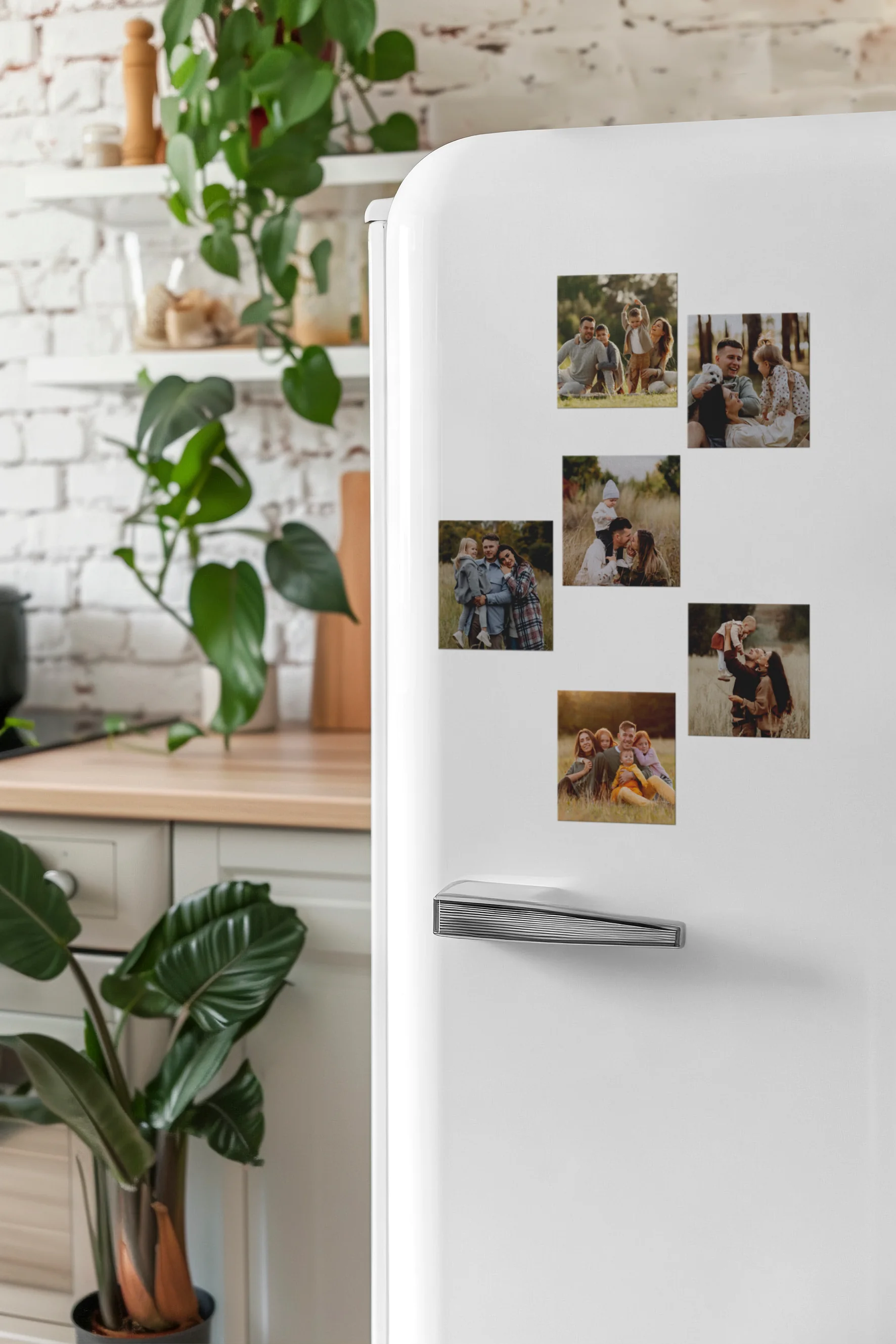 Kişiye Özel Magnet - 6 Adet (8x8 cm )