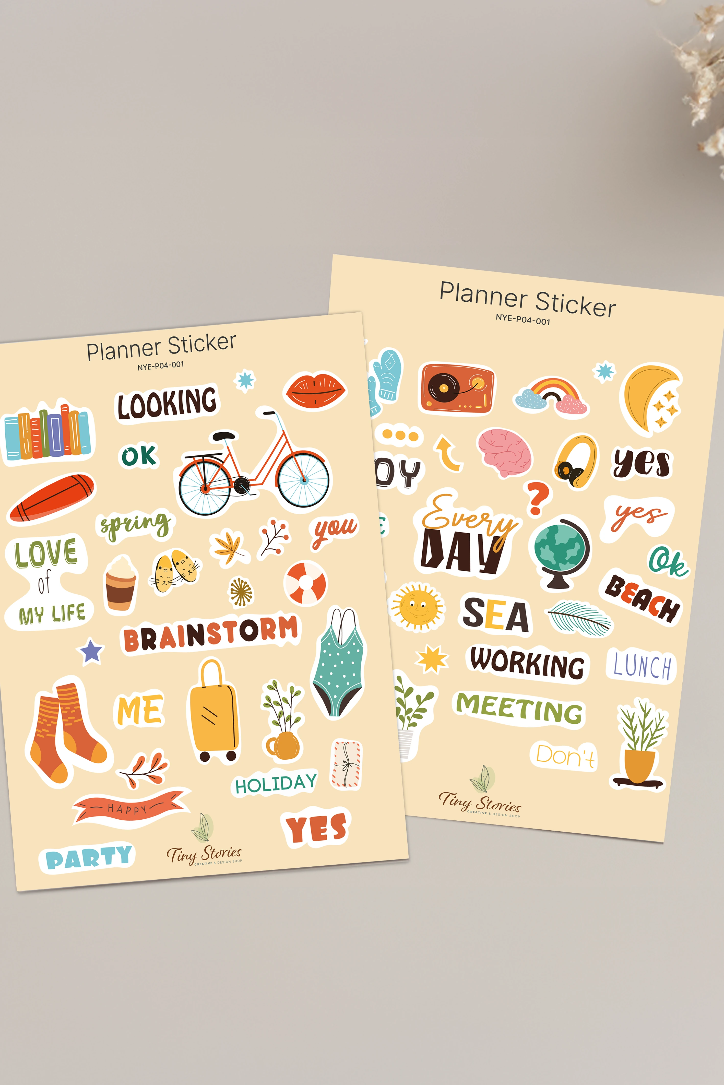 Planner Sticker - 2 Sayfa