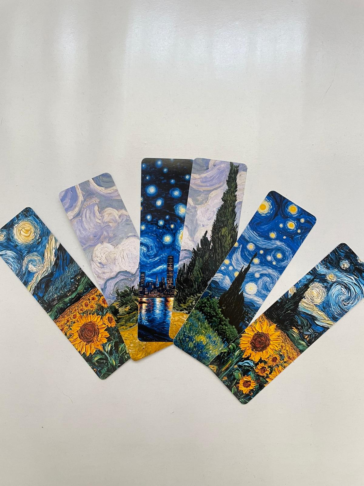 Kitap Ayracı - Van Gogh Temalı 6'lı Set