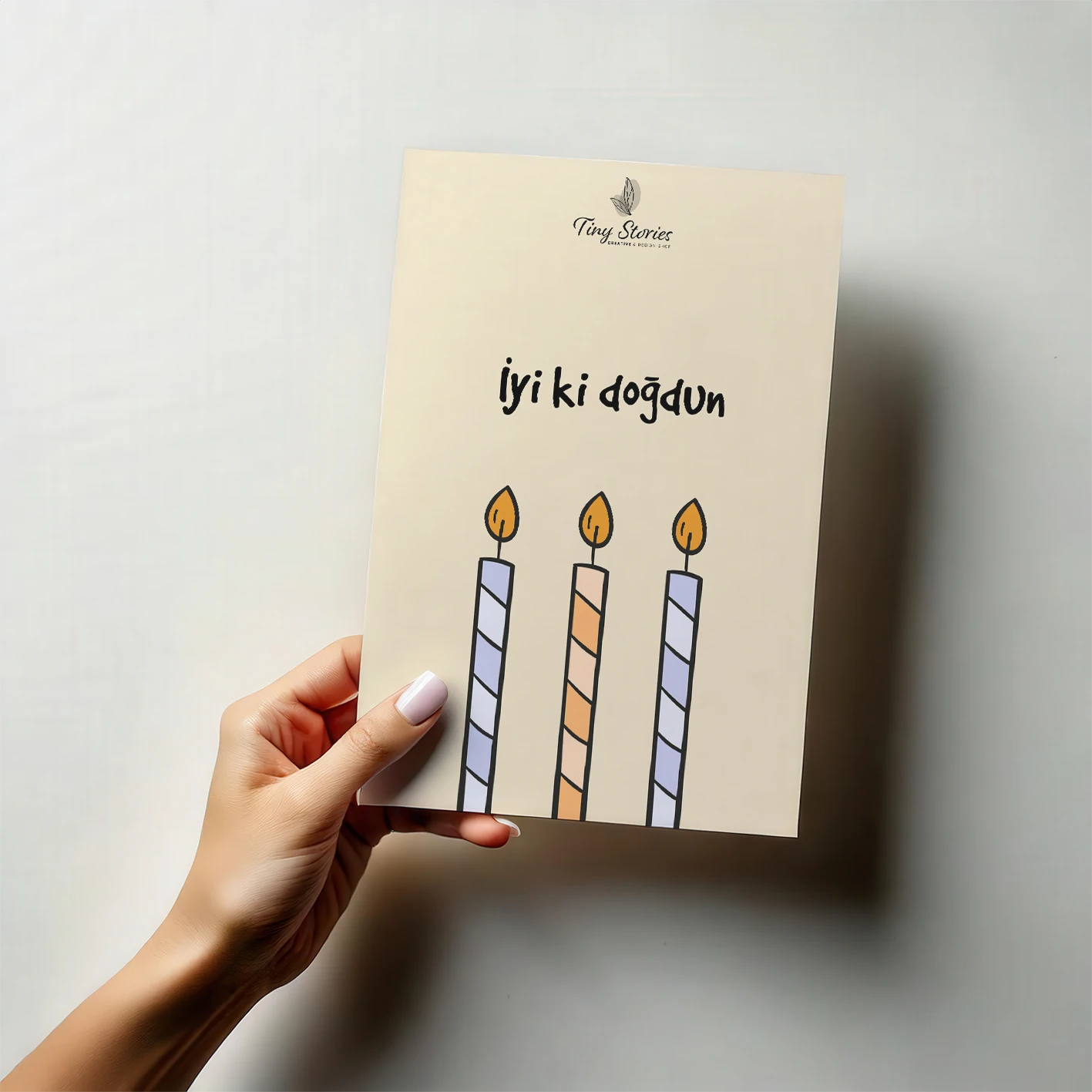 Doğum Günü Motto Kartı Kartpostal - 3 Adet