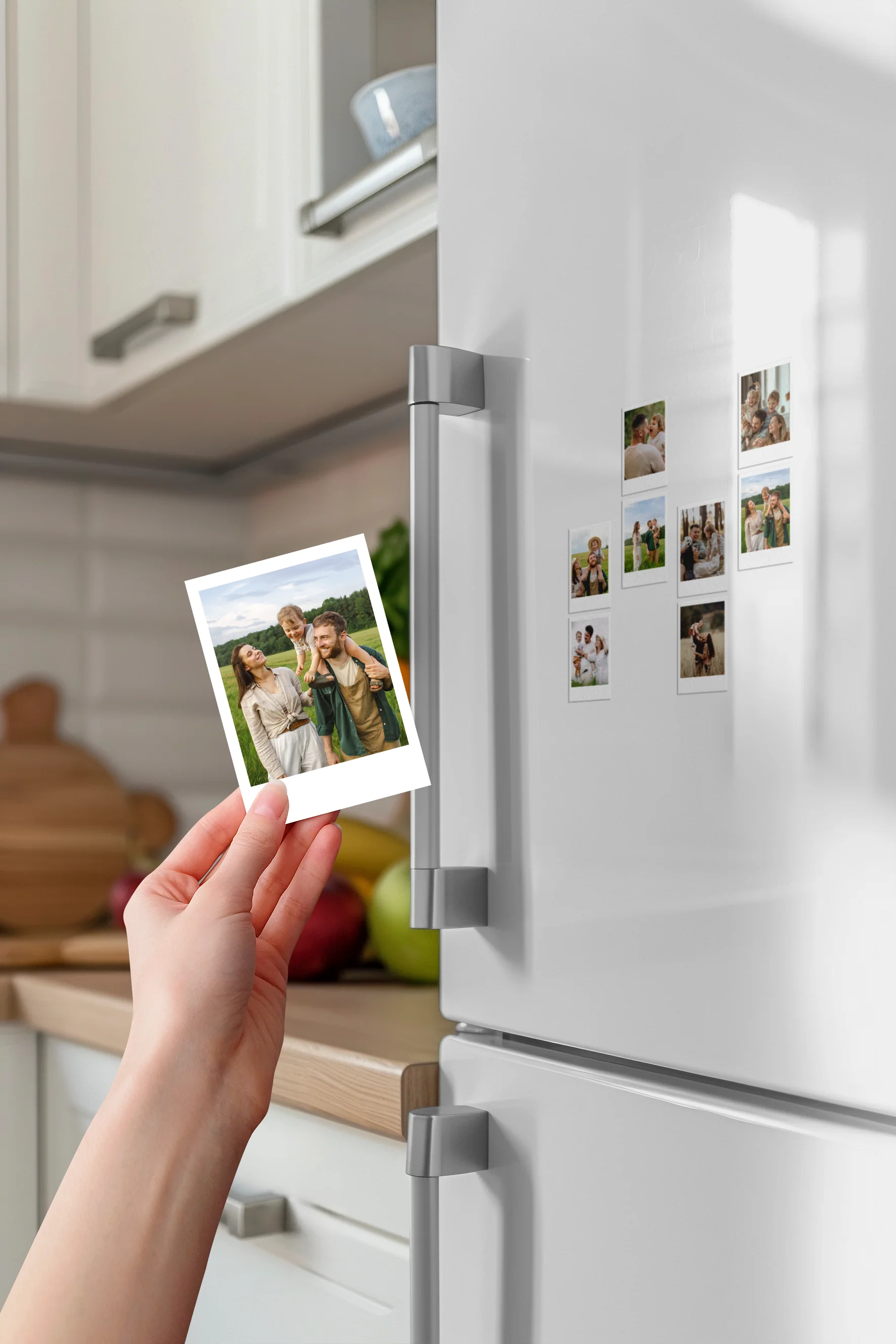 Kişiye Özel Mini Polaroid Magnet - 8 Adet (5x7 cm )