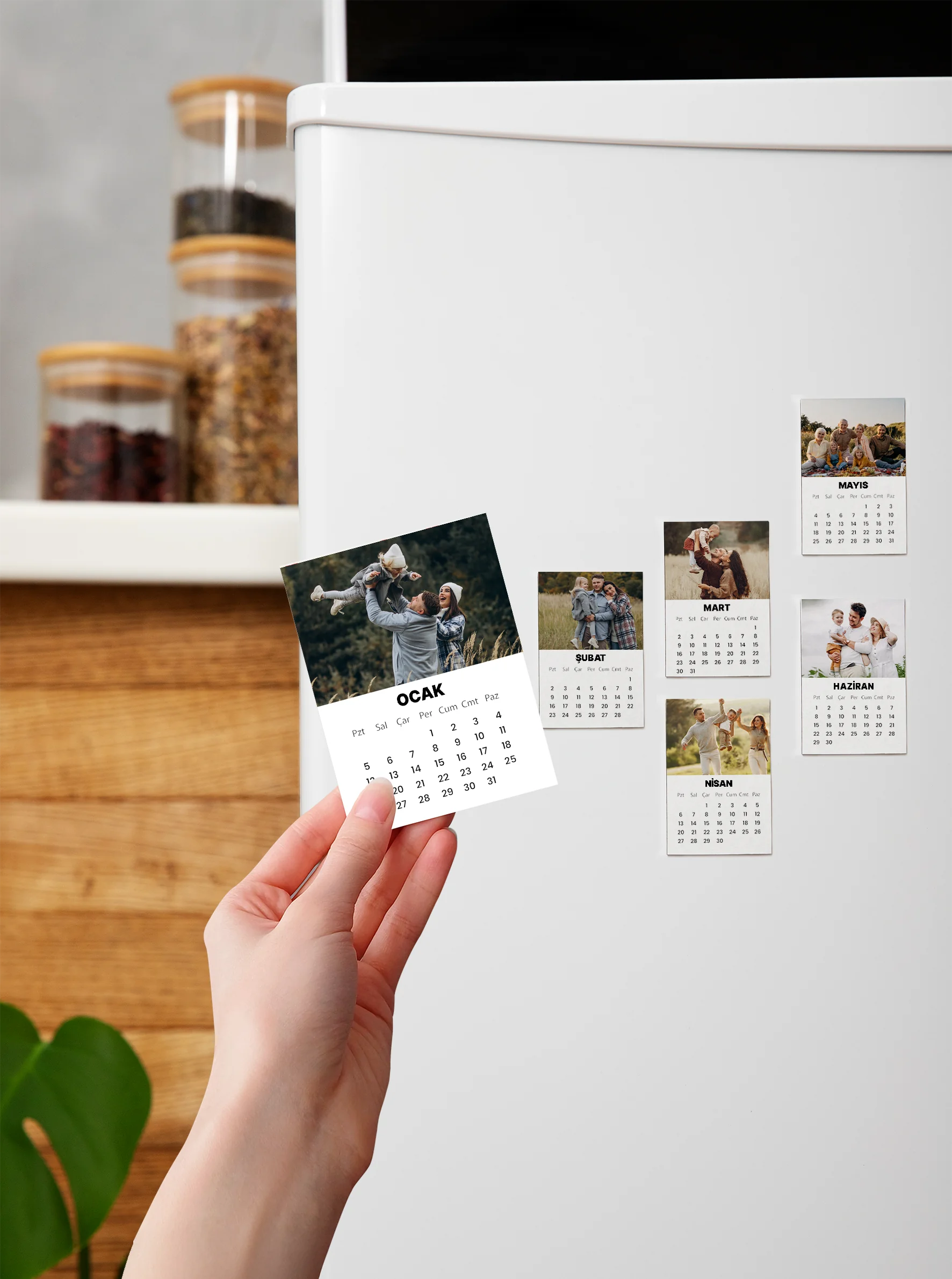 Magnet Takvim - 2026 - Kişiye Özel Magnet Takvim