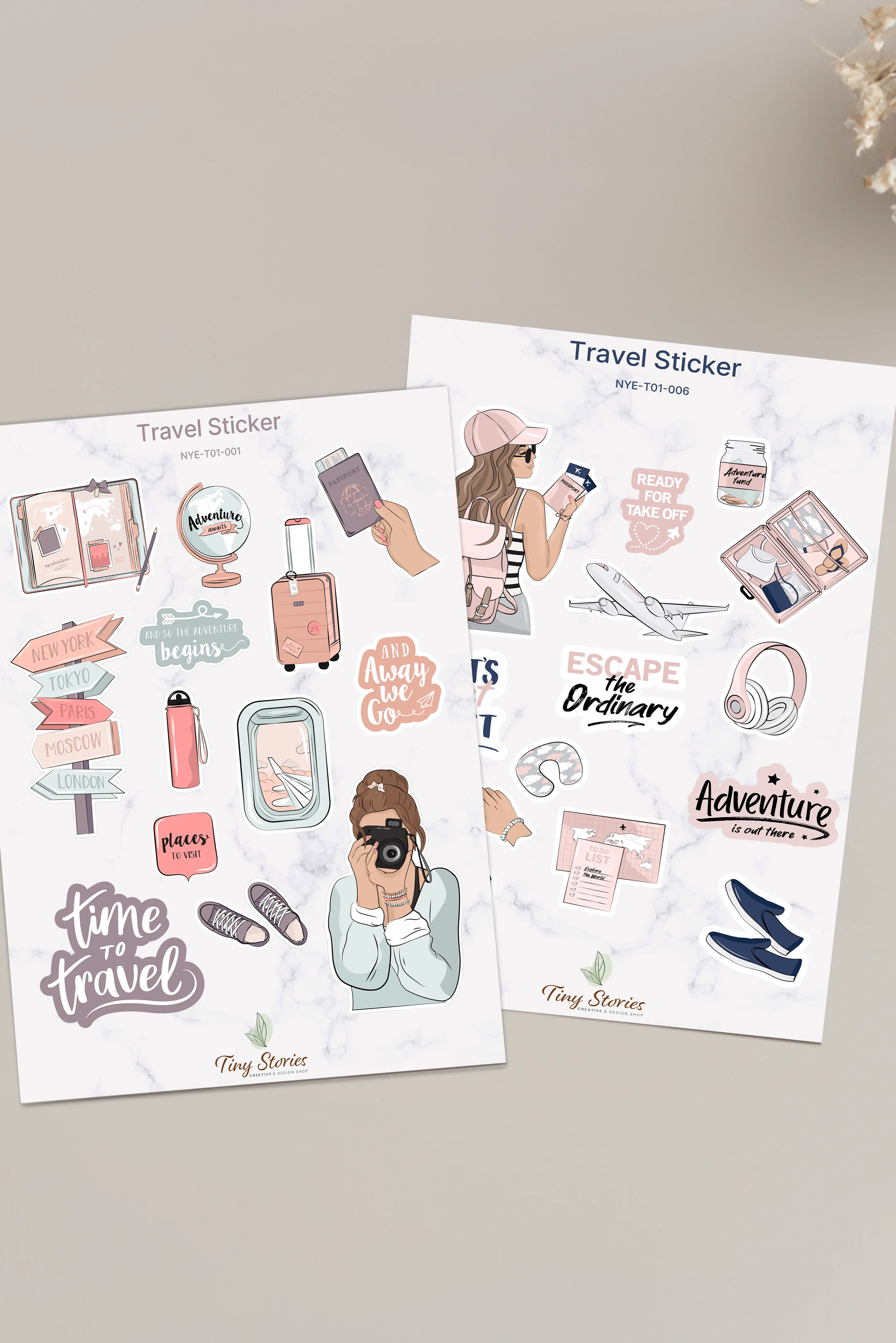 Travel Sticker Se- 2 Syafa