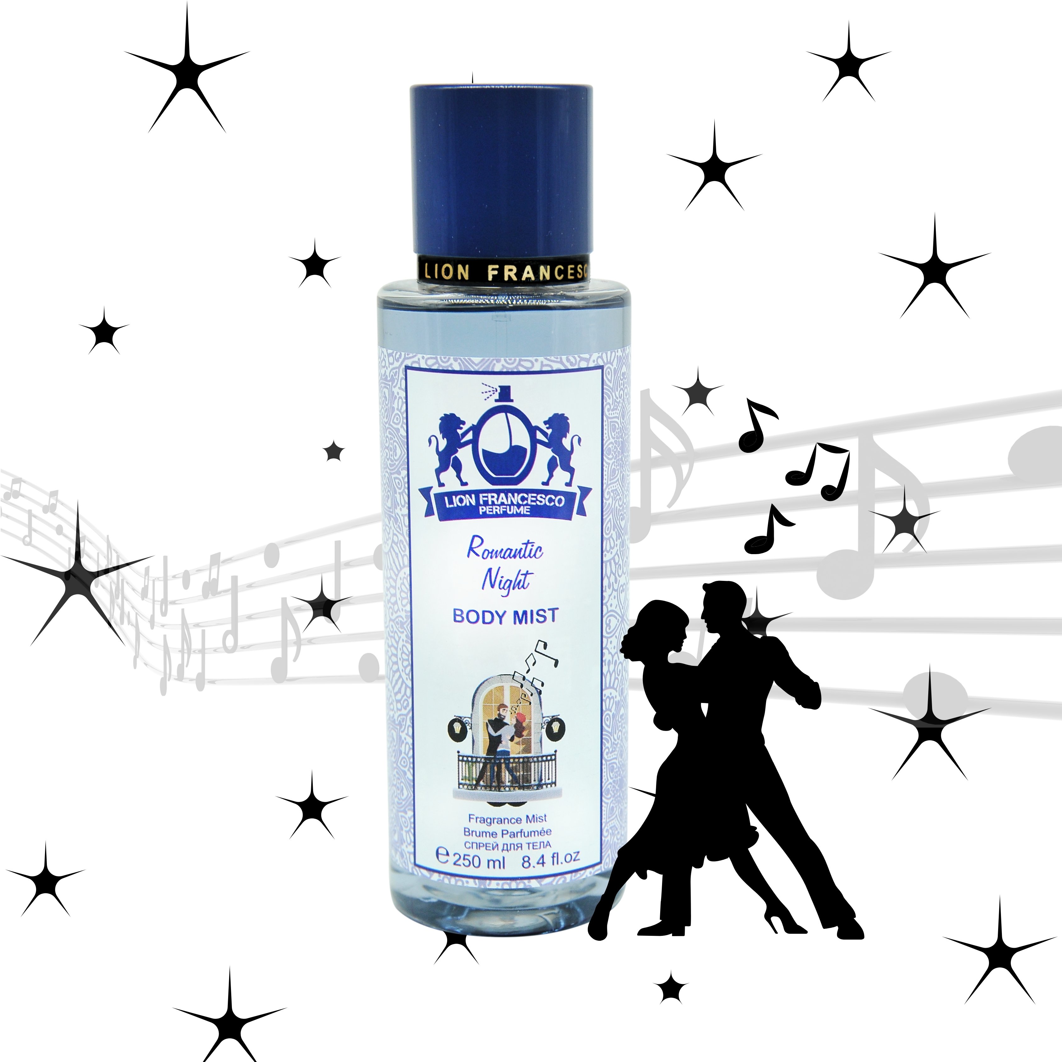 Lion Francesco Romantic Night Body Mist 250ML