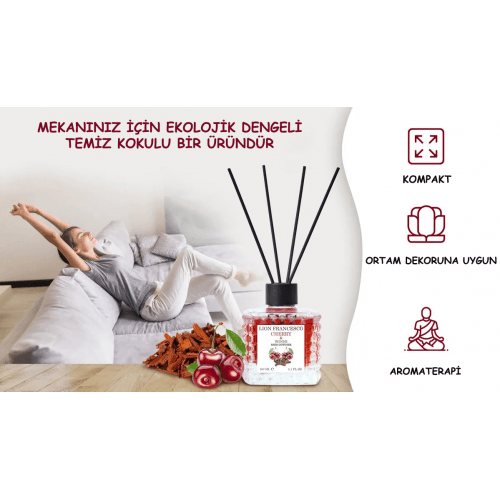 Chery & Wood Bambu Çubuklu Oda Kokusu 150ML