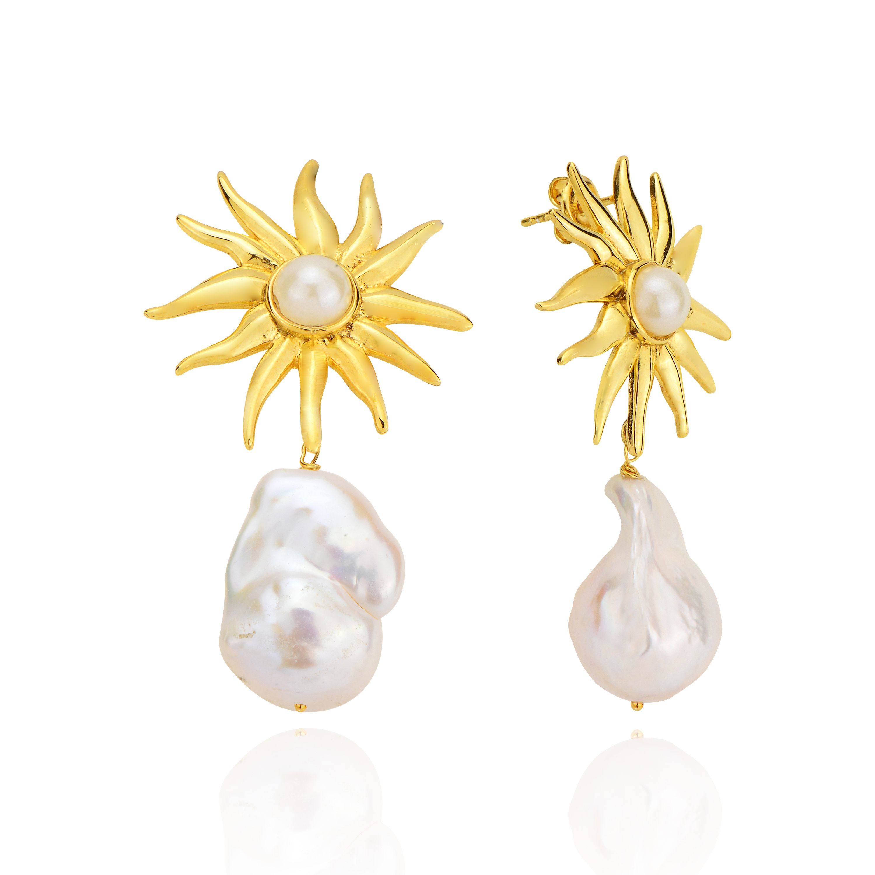 ŞANA BAROQUE PEARL EARRINGS