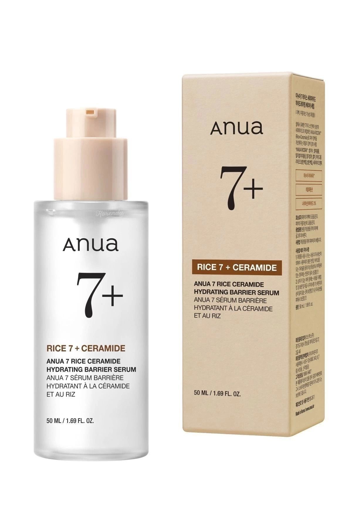 7 Rice Ceramide Hydrating Barrier Serum (KORENDY) Bariyer Serumu 50ml
