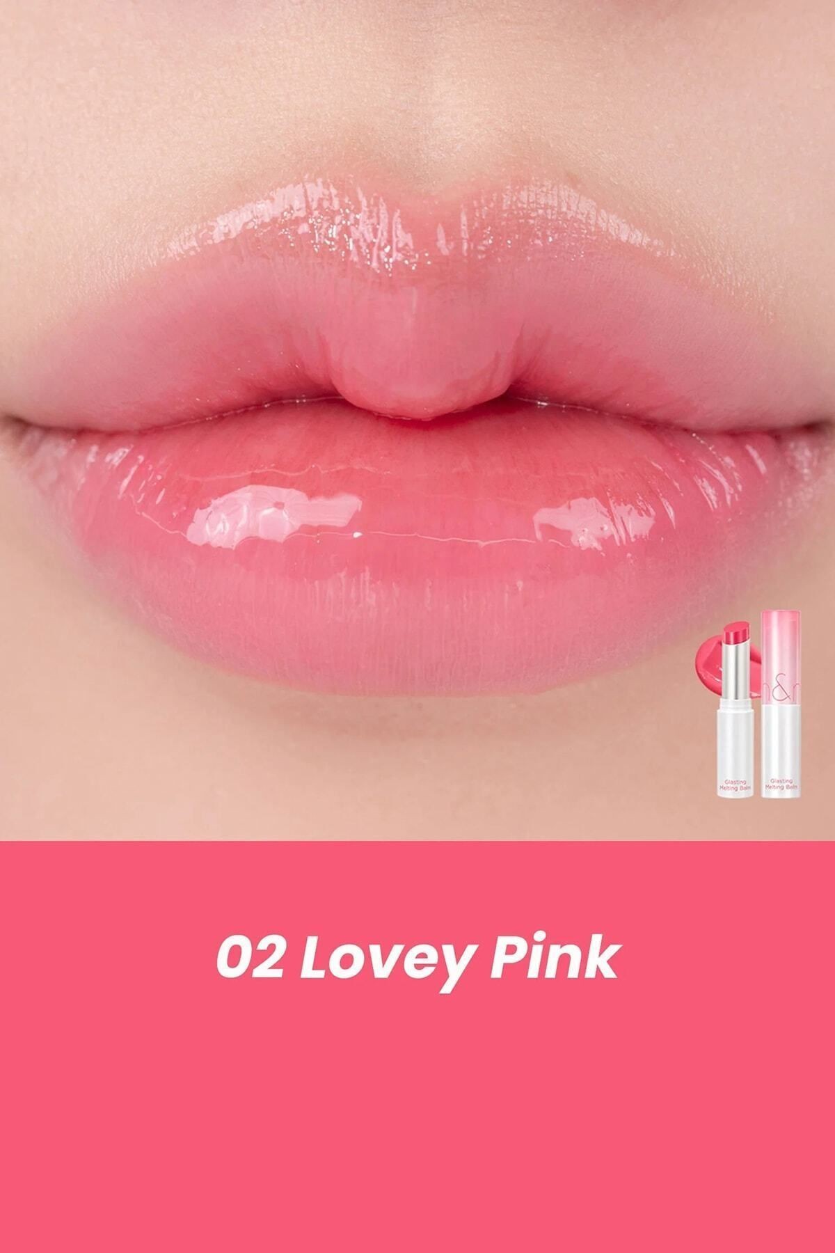 Glasting Melting Balm Parlak Görünümlü Renk Veren Dudak Balmı 02 Lovey Pink (VİONİNE)