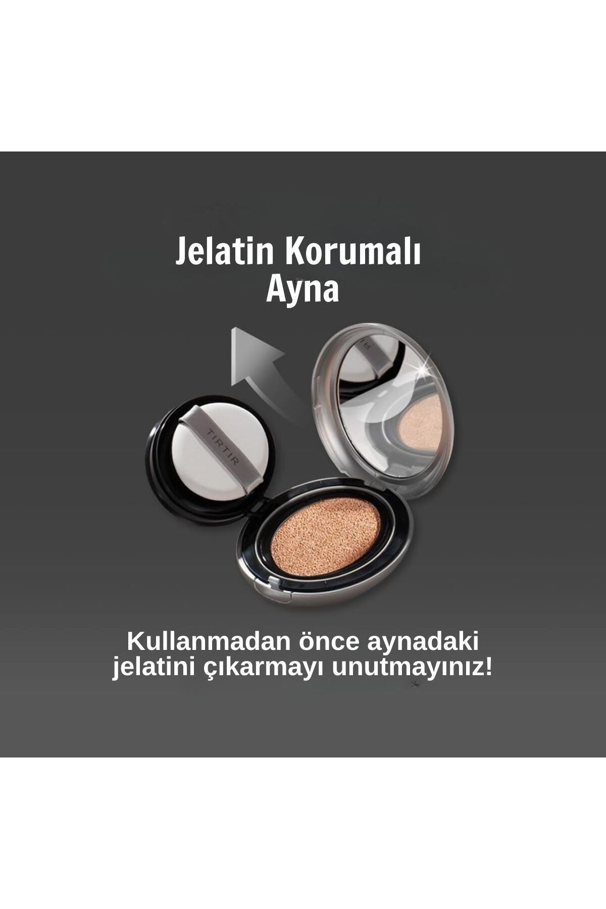 TIRTIR Mask Fit Aura Silver Cushion Fondöten 21N Ivory 18gr