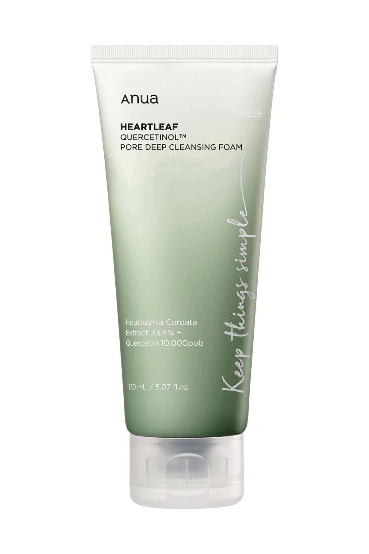 Heartleaf Quercetinol Pore Deep Cleansing Foam Gözenek Karşıtı Köpük Temizleyici 150ml