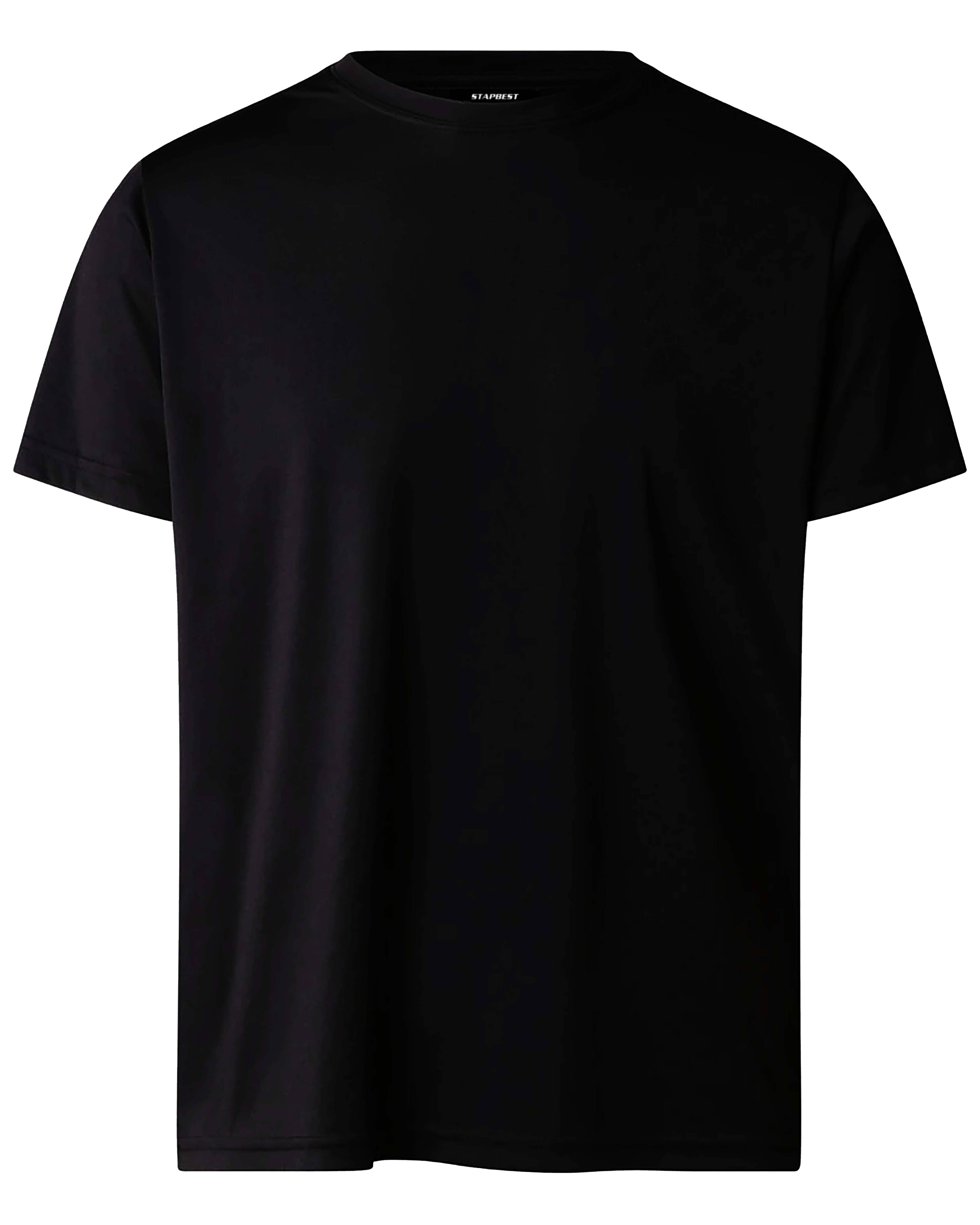 Siyah Regular Fıt T-shirt