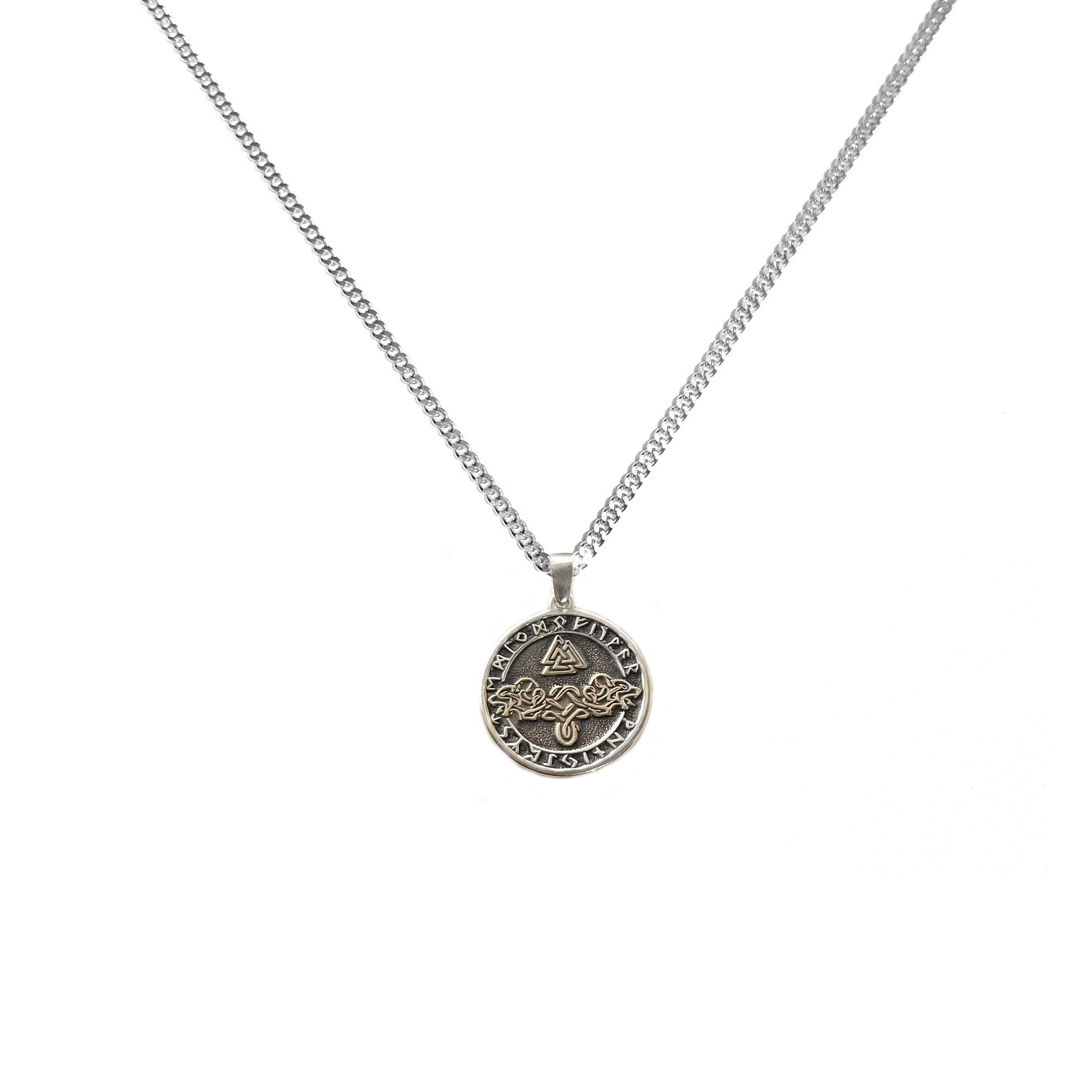 Personalized Silhouette Medallion