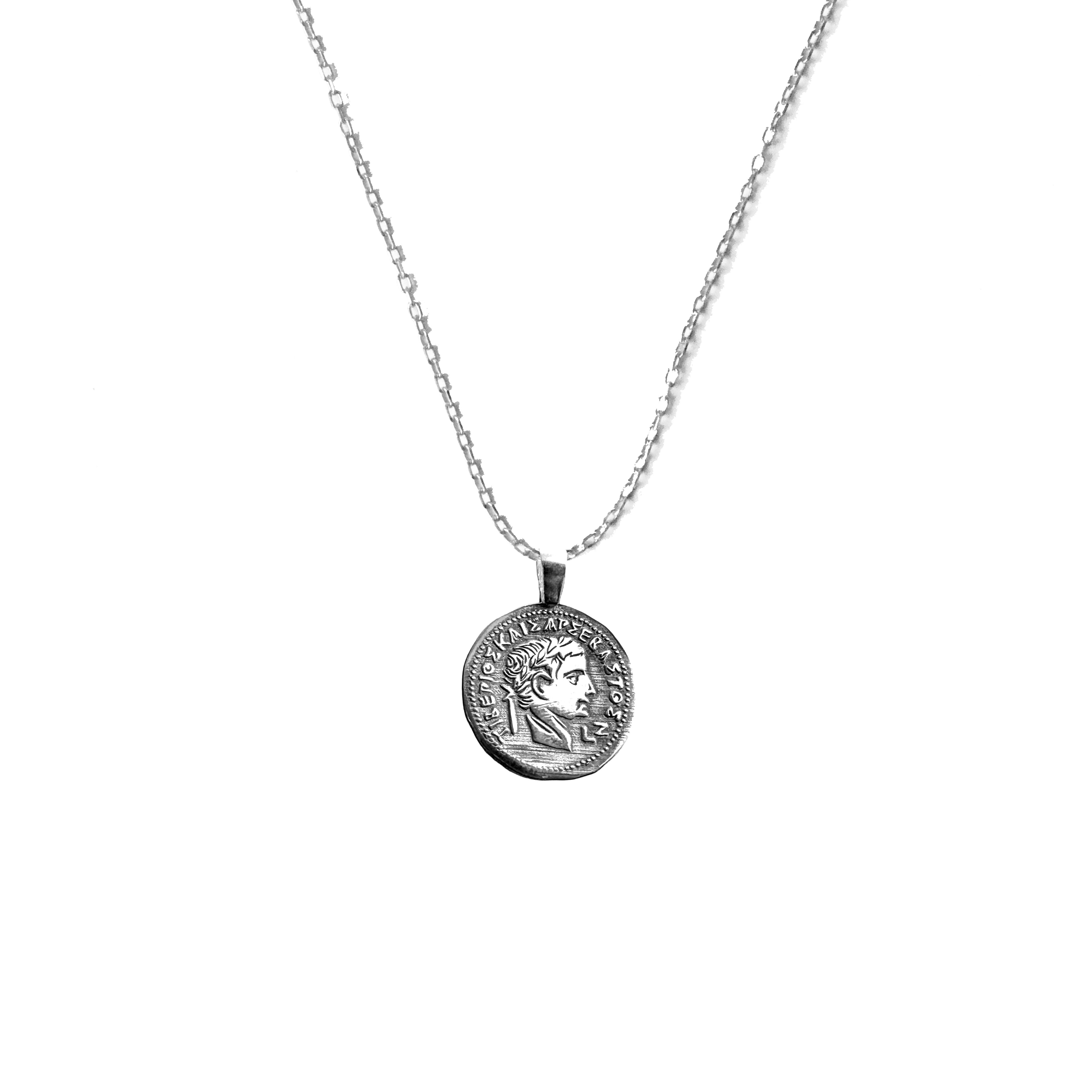 925 Ayar Gümüş - Ancient Coin Kolye