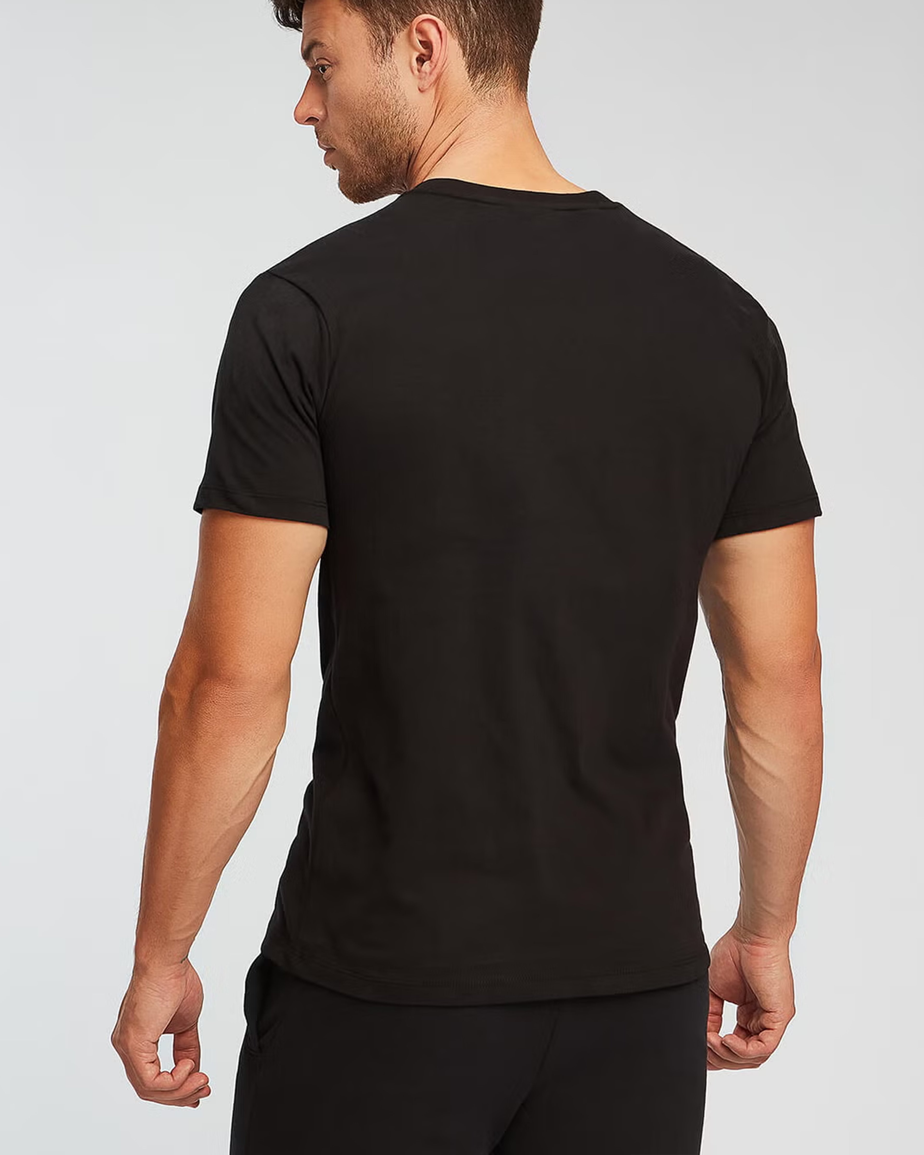 Siyah Regular Fıt T-shirt